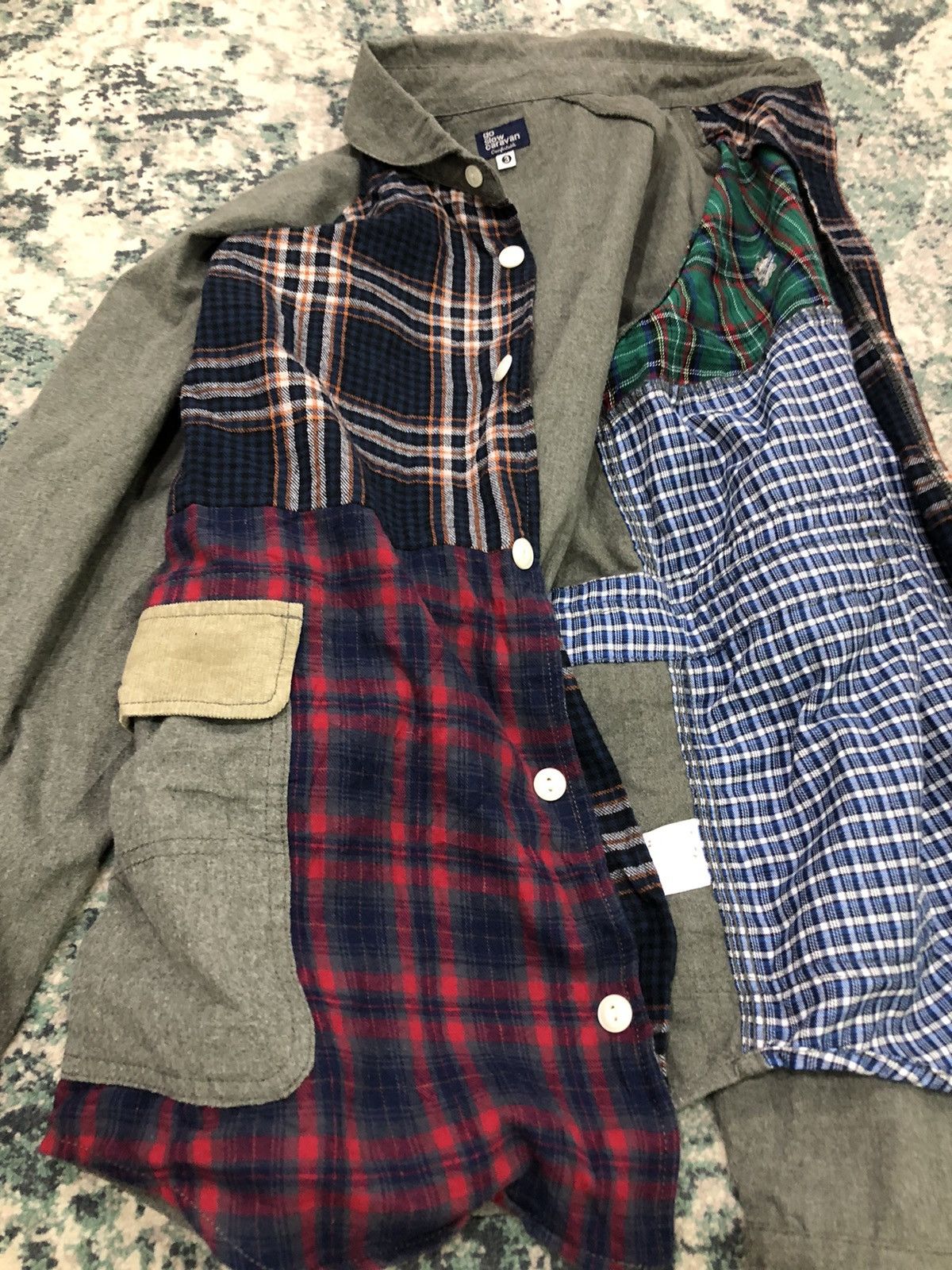 go slow caravan FW2020 ' Go Slow Caravan ' 5 Cut Layered Double Big Pocket Size US L / EU 52-54 / 3 - 19 Thumbnail
