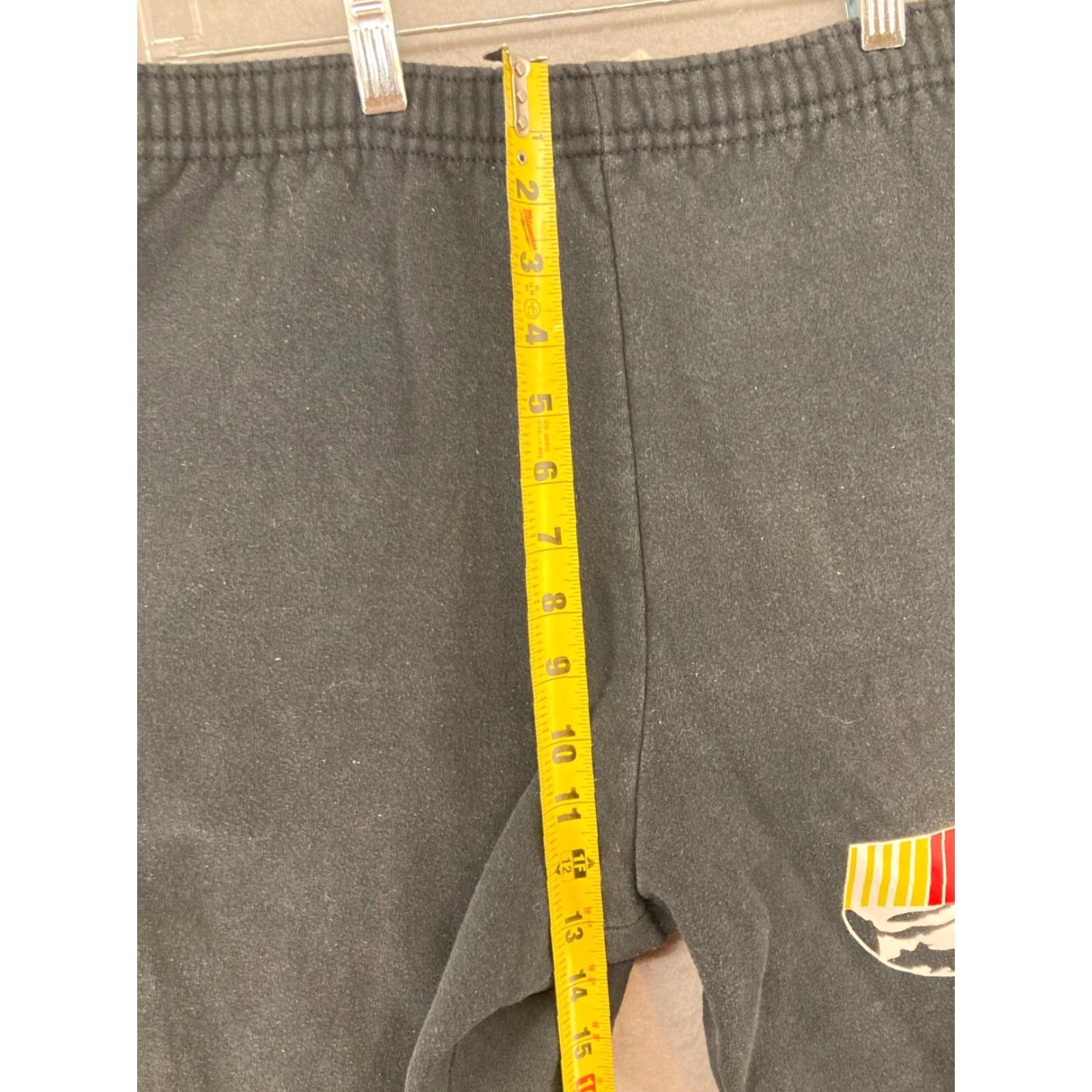 Jerzees VINTAGE JERZEES Super Sweats Jogger Pants Medium Black NASCAR 90s Mens Size US 31 - 3 Thumbnail
