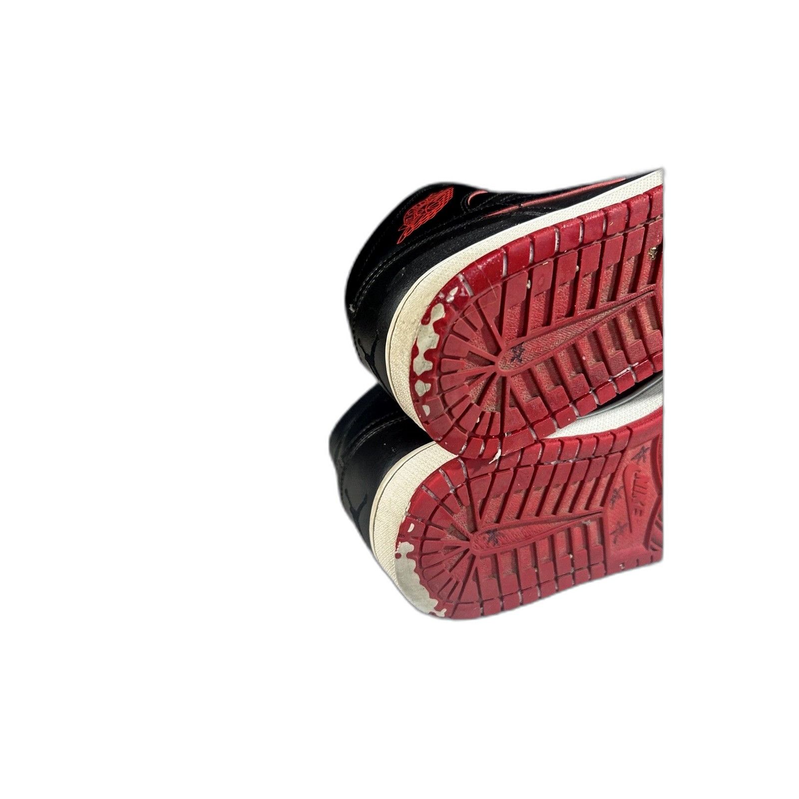 Jordan Brand Air Jordan 1 Mid Black Red 554724-028 Basketball Shoes Athle Size US 12 / EU 45 - 3 Thumbnail