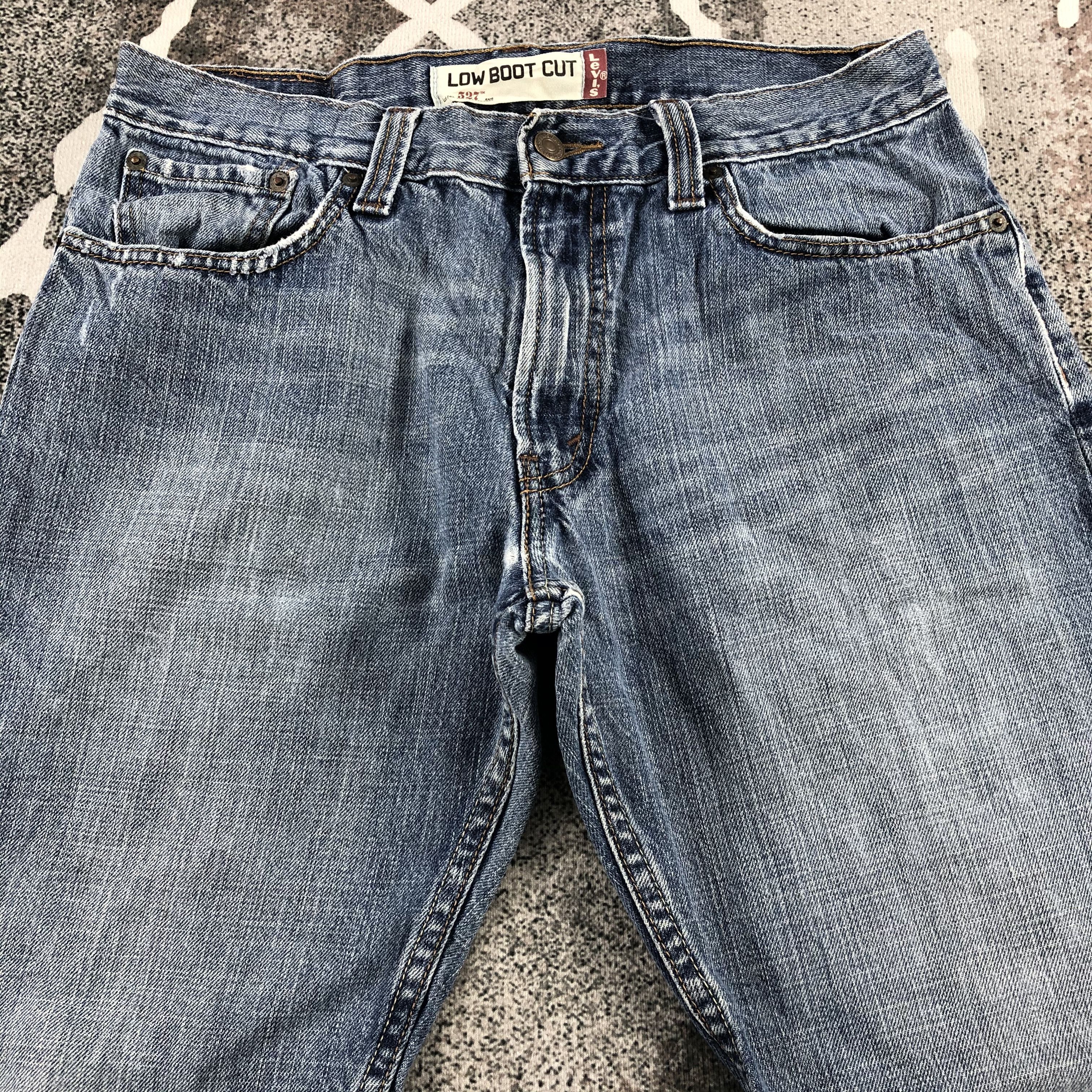 Levi's Vintage Levis 527 Jeans Blue Flare Denim KJ1116 Size US 33 - 3 Thumbnail