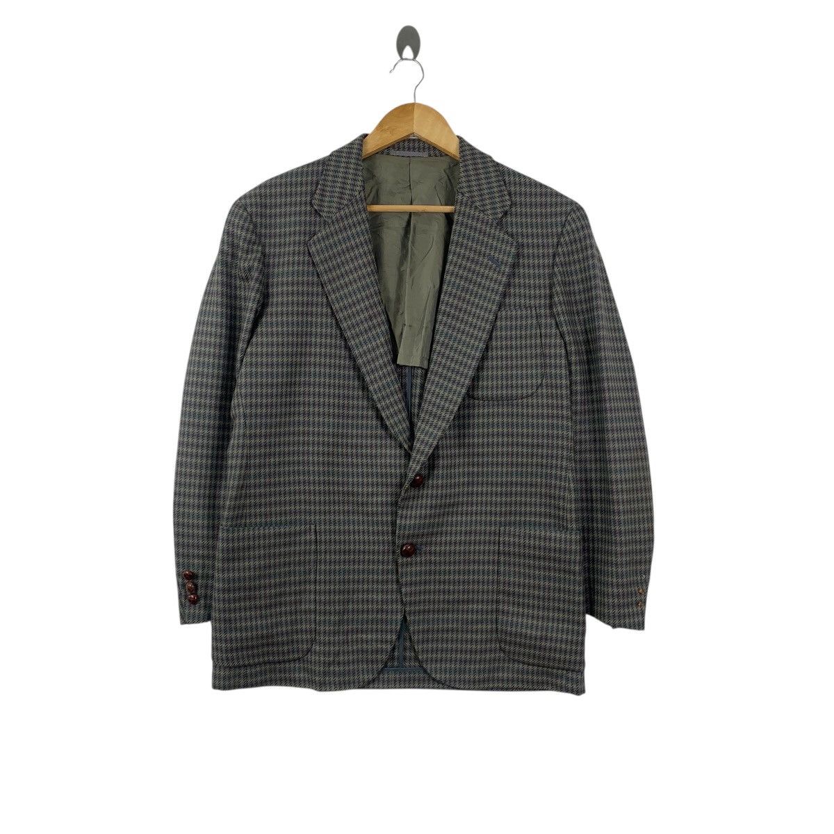Burberry Vintage 90s BURBERRY LONDON Nova Checks Collection Blazer Size M / US 6-8 / IT 42-44 - 1 Thumbnail
