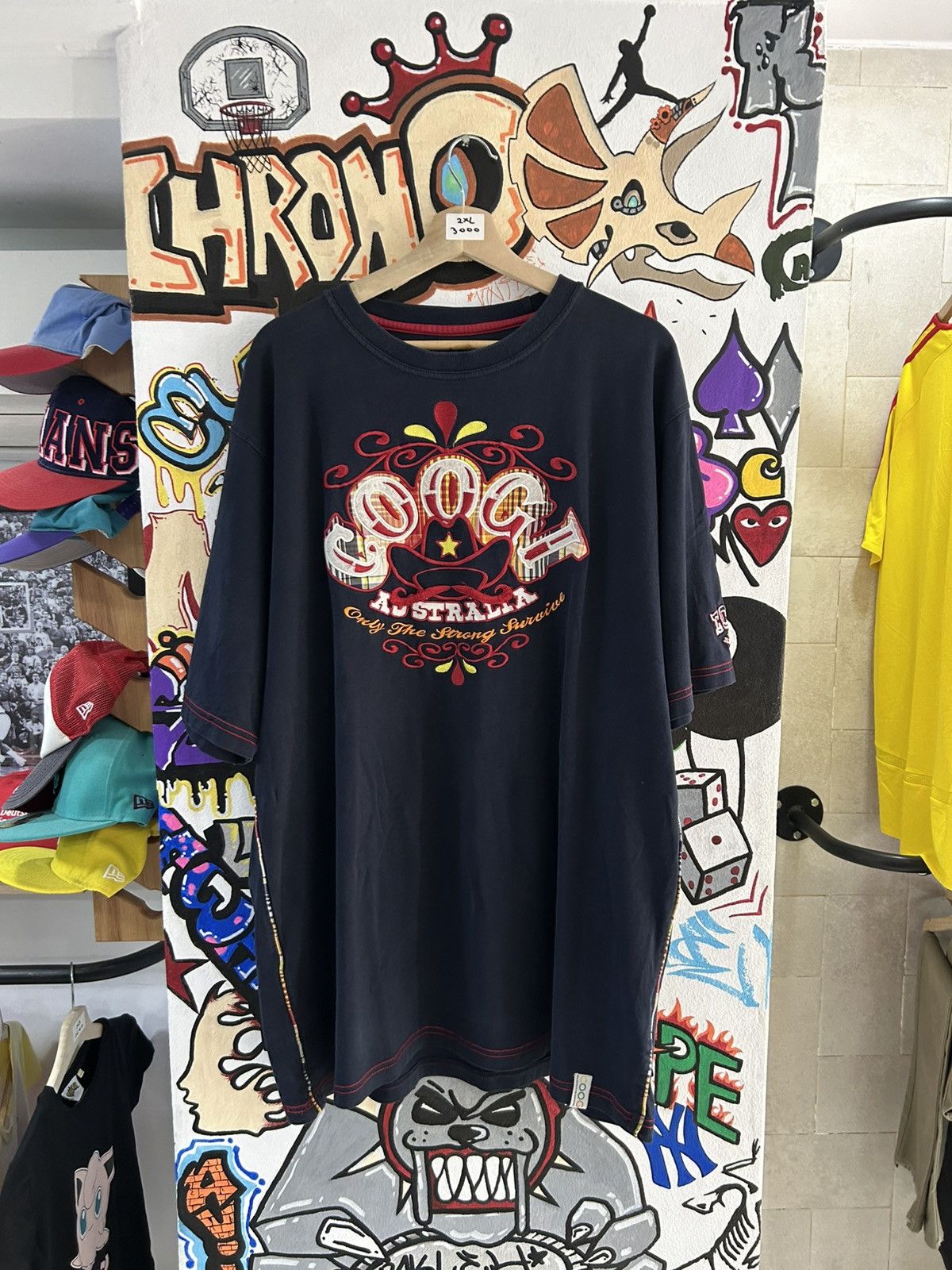 Coogi × Vintage 90s Coogi Tee Size US XXL / EU 58 / 5 - 1 Thumbnail