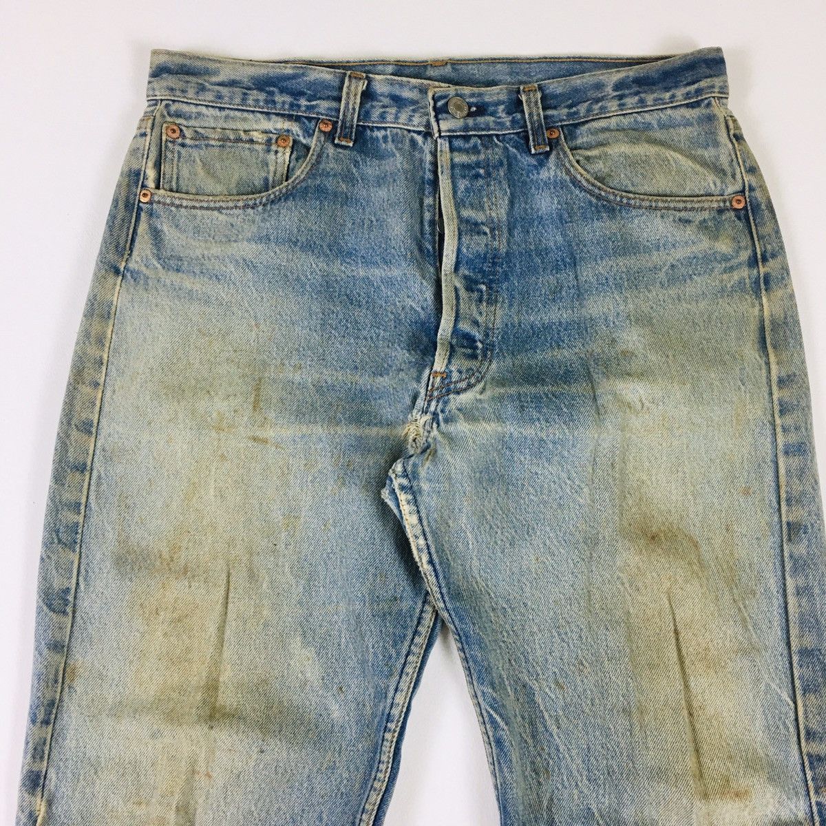Levi's Vintage Clothing Vintage 90s Levi’s 501 Made In USA Size US 35 - 6 Thumbnail