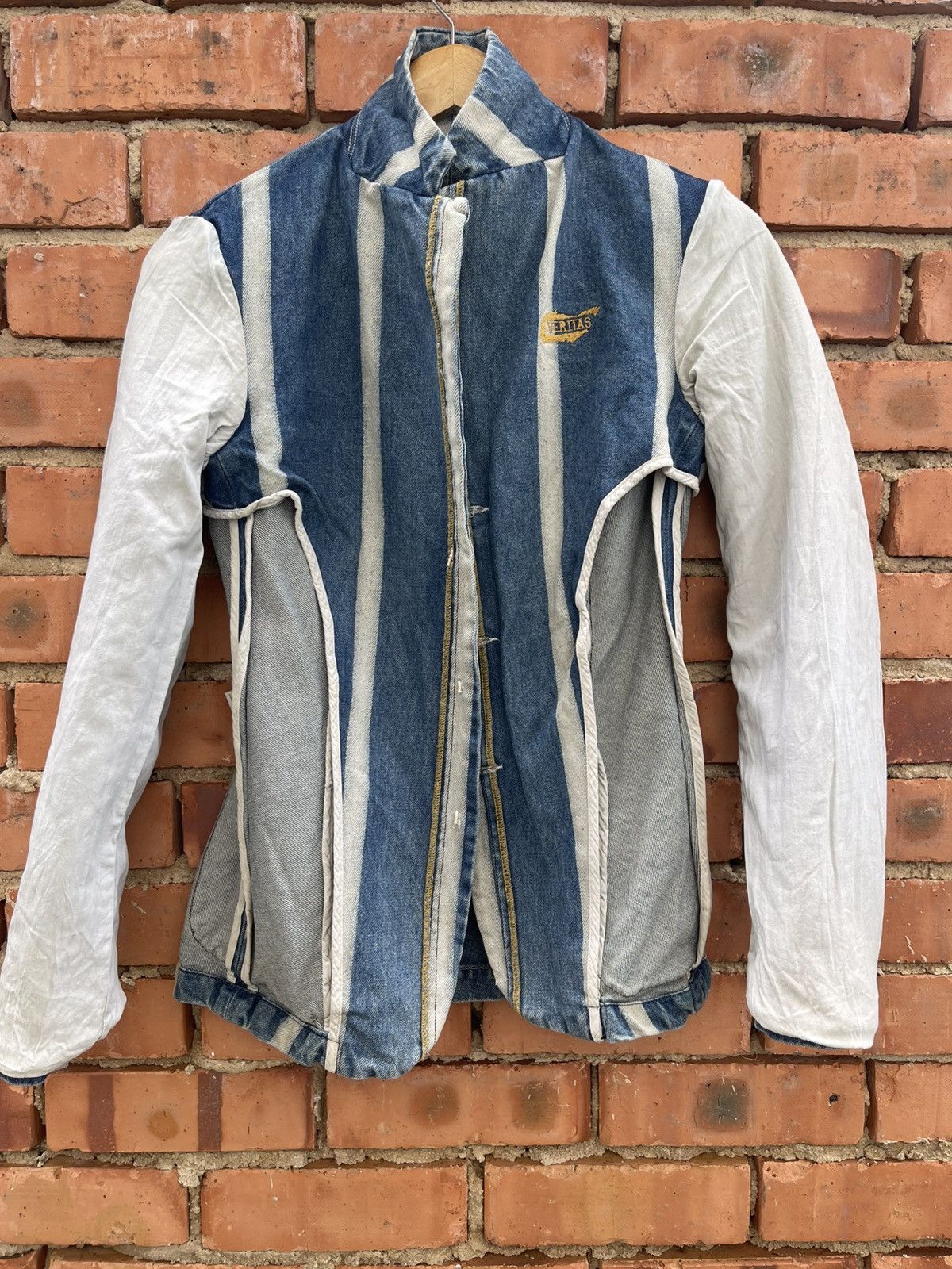 Diesel Super Rare Vintage Diesel Stylelab Veritas Denim blazer Size S / US 4 / IT 40 - 9 Thumbnail