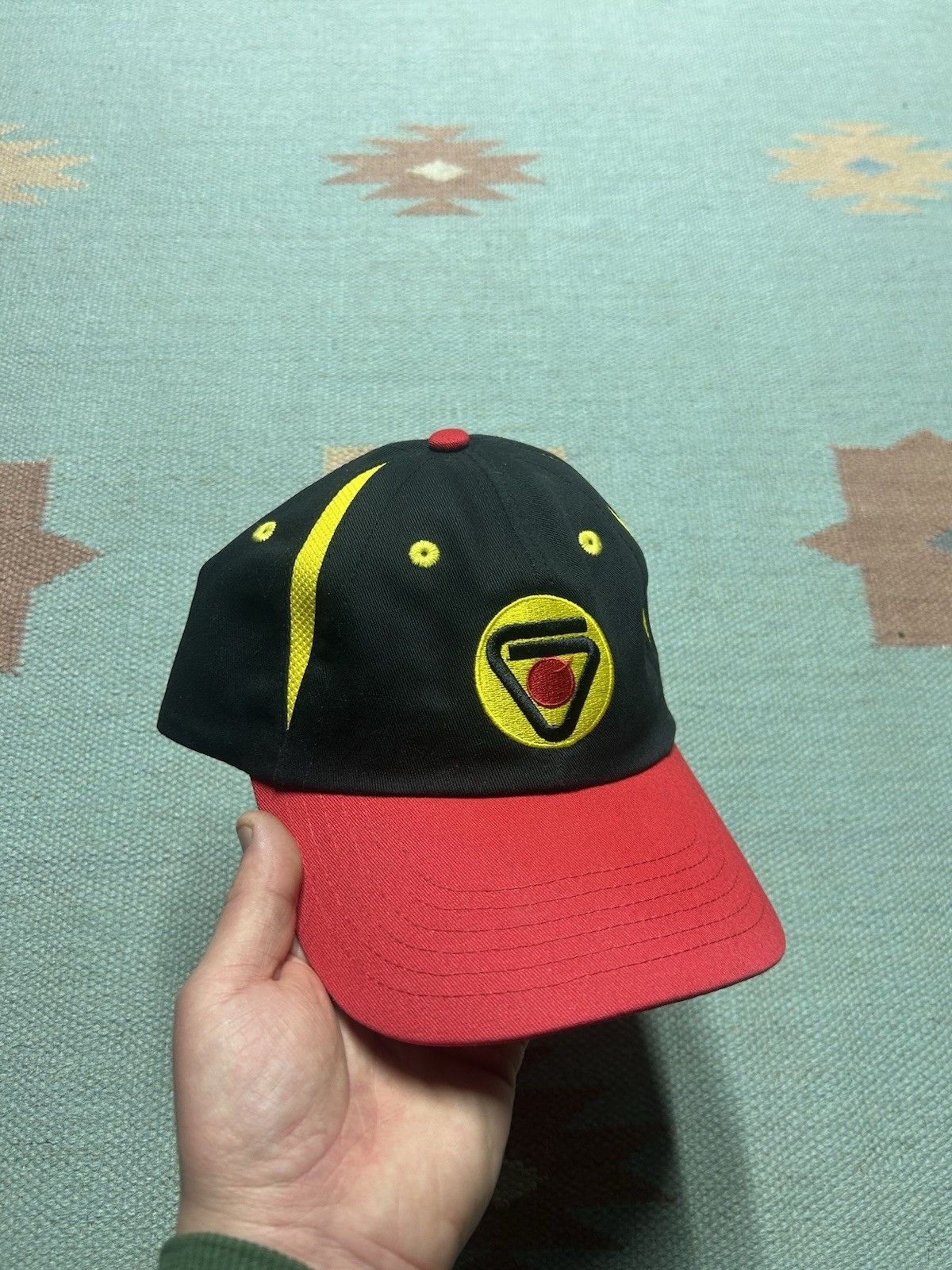 Vintage Great Lakes hybrids strapback hat farm feed black red yellow Size ONE SIZE - 1 Thumbnail