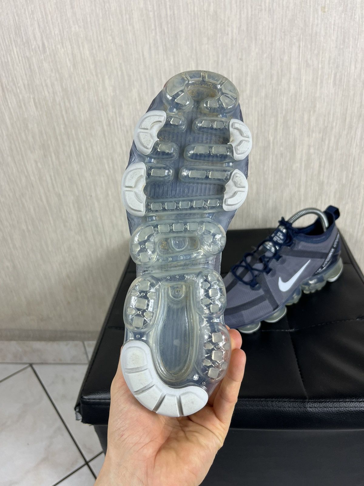 Nike Nike air vapormax 2019 obsidian pure platinum sneakers shoes Size US 7 / EU 40 - 11 Thumbnail