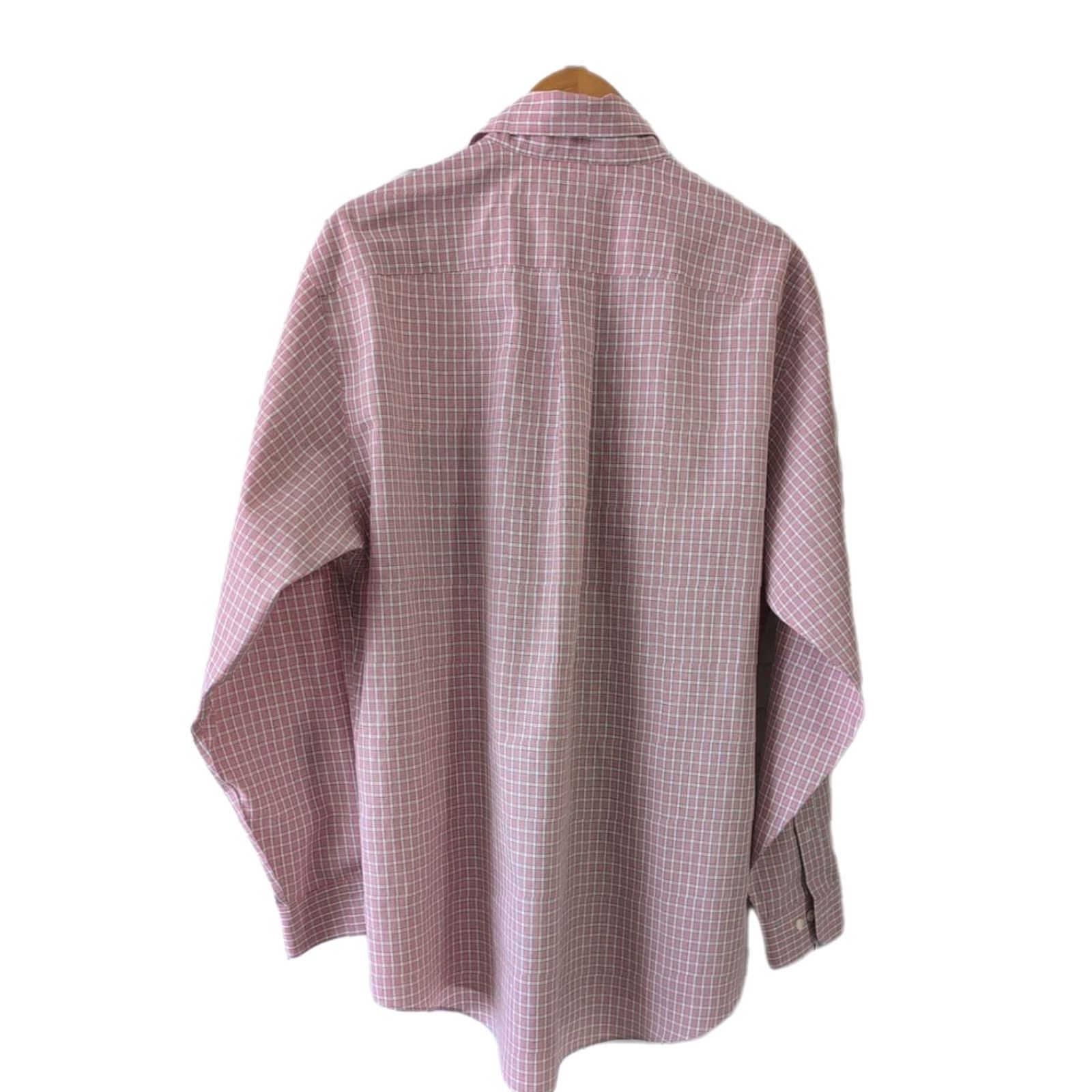 Brooks Brothers Brooks Brothers 346 Shirt Red Plaid Button-Down Long Sleeve M Non-Iron Cotton—Regular Fit, Pocket, Casual, Business, Mens Size US M / EU 48-50 / 2 - 2 Thumbnail