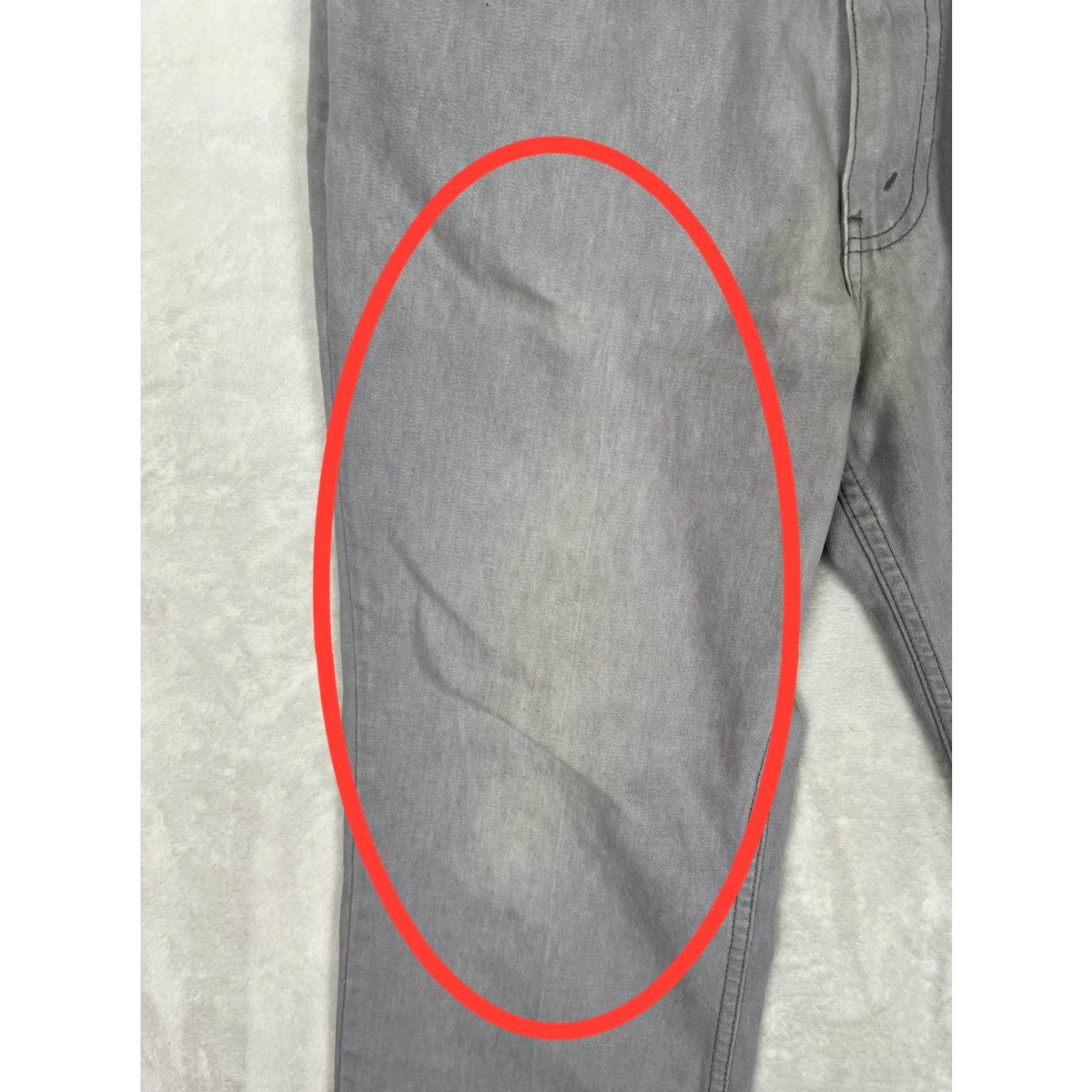 Levi's VINTAGE Levi's Jeans Mens 32x28 Gray Straight With a Skosh More Room 5-Pocket Denim Size US 32 / EU 48 - 2 Thumbnail