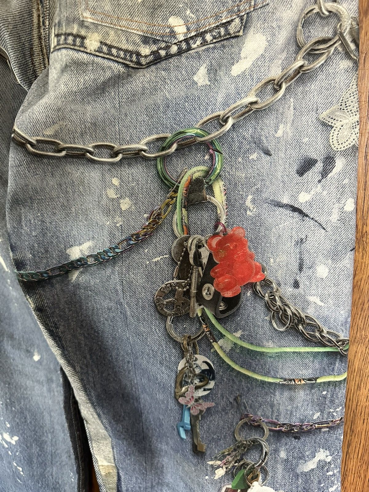 Acne Studios SS24 Acne studios loose fit rope chain jeans 48 Size US 32 / EU 48 - 22 Thumbnail