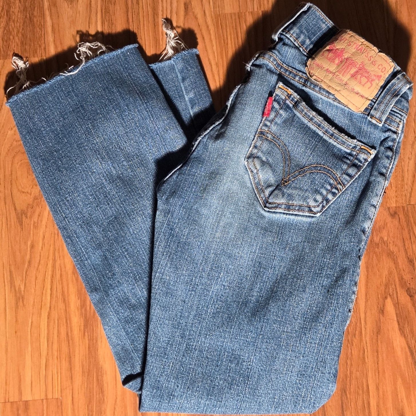 Levi's Levi's 514 Blue Jeans Women's Slouch Straight Fit Size 5M Size 27" / US 4 / IT 40 - 2 Thumbnail