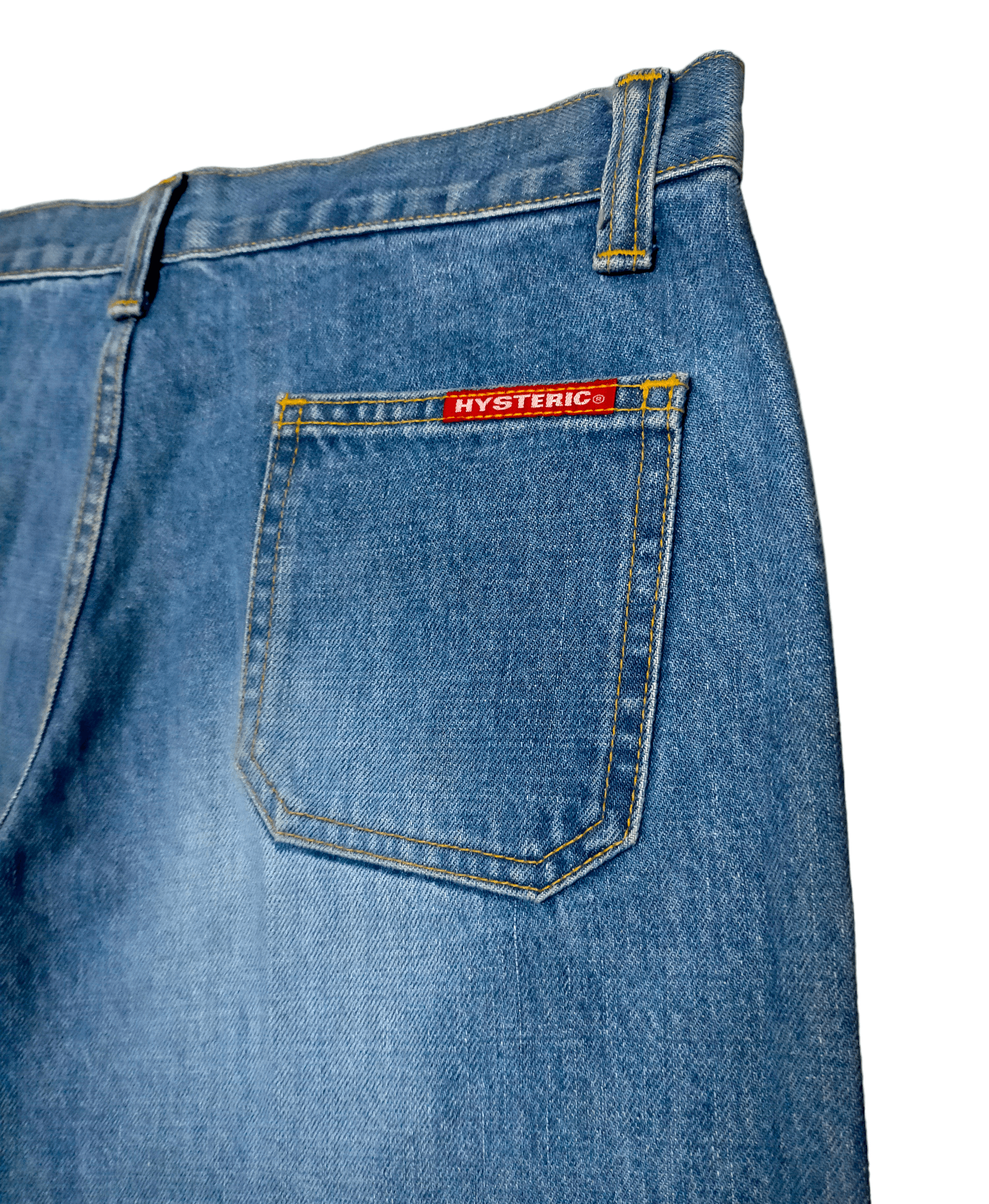 Hysteric Glamour × Japanese Brand × Vintage Hysteric Glamour Flare Wide Boot cut jeans Size US 31 - 5 Thumbnail