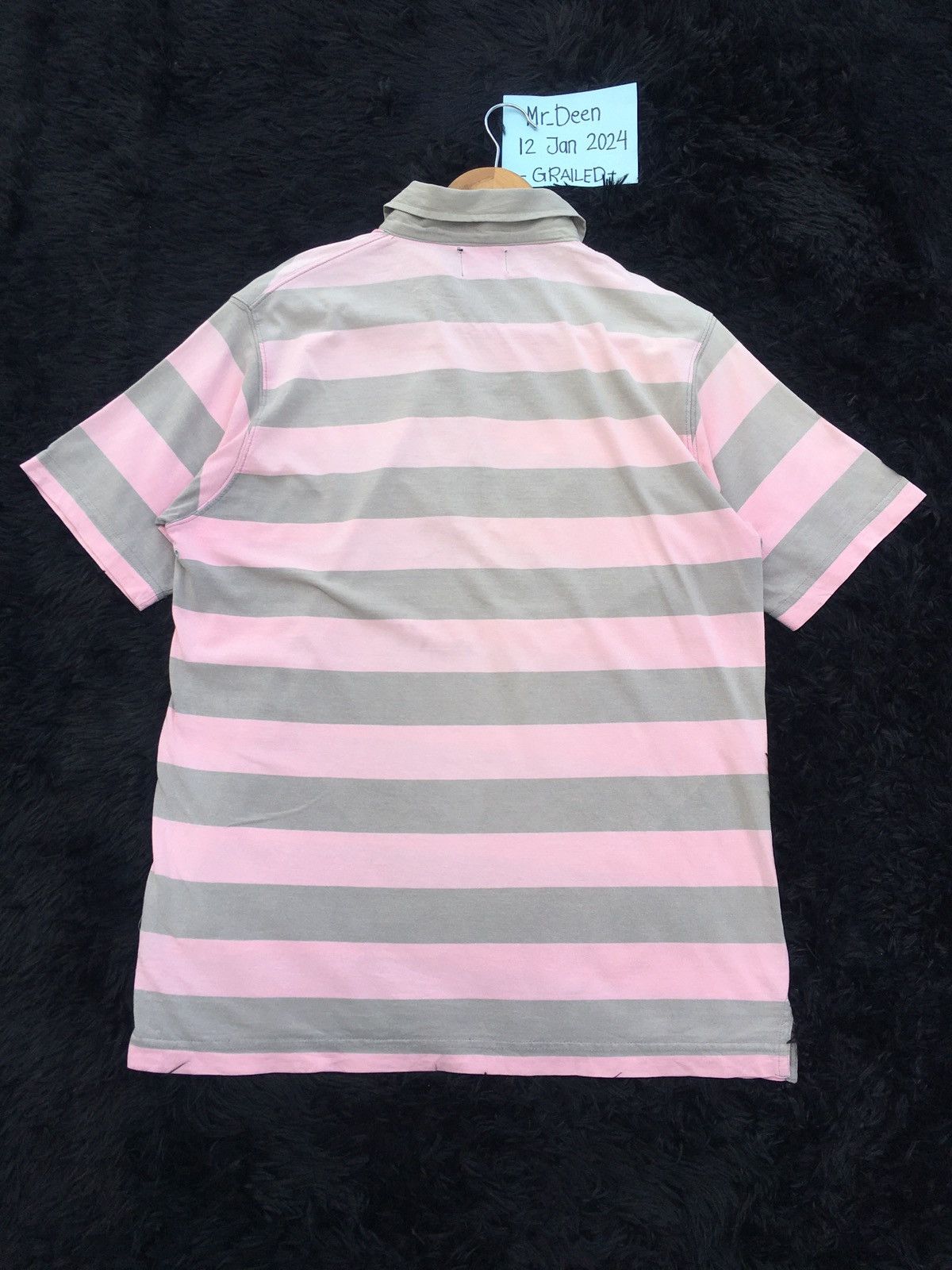 Stussy Rare Vintage Stussy Pink Stripes Collar Shirt Size US M / EU 48-50 / 2 - 15 Thumbnail