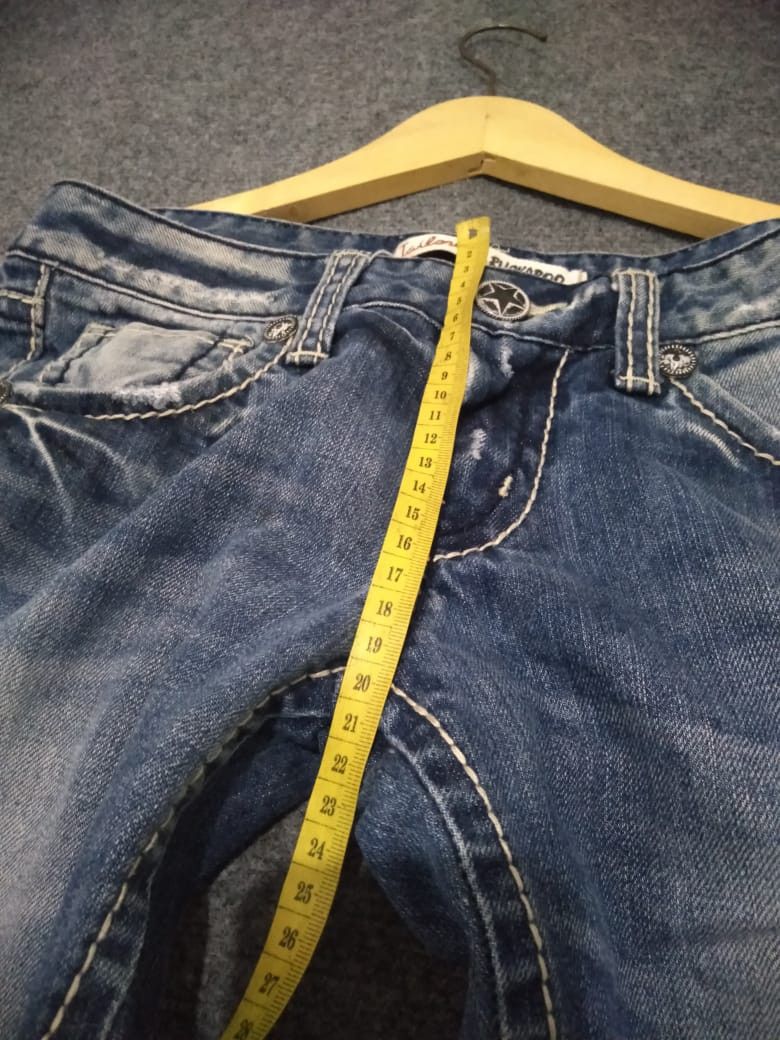 If Six Was Nine × Japanese Brand × Le Grande Bleu (L.G.B.) Denim Buckaaro Distrassed lgb style Size US 31 - 6 Thumbnail