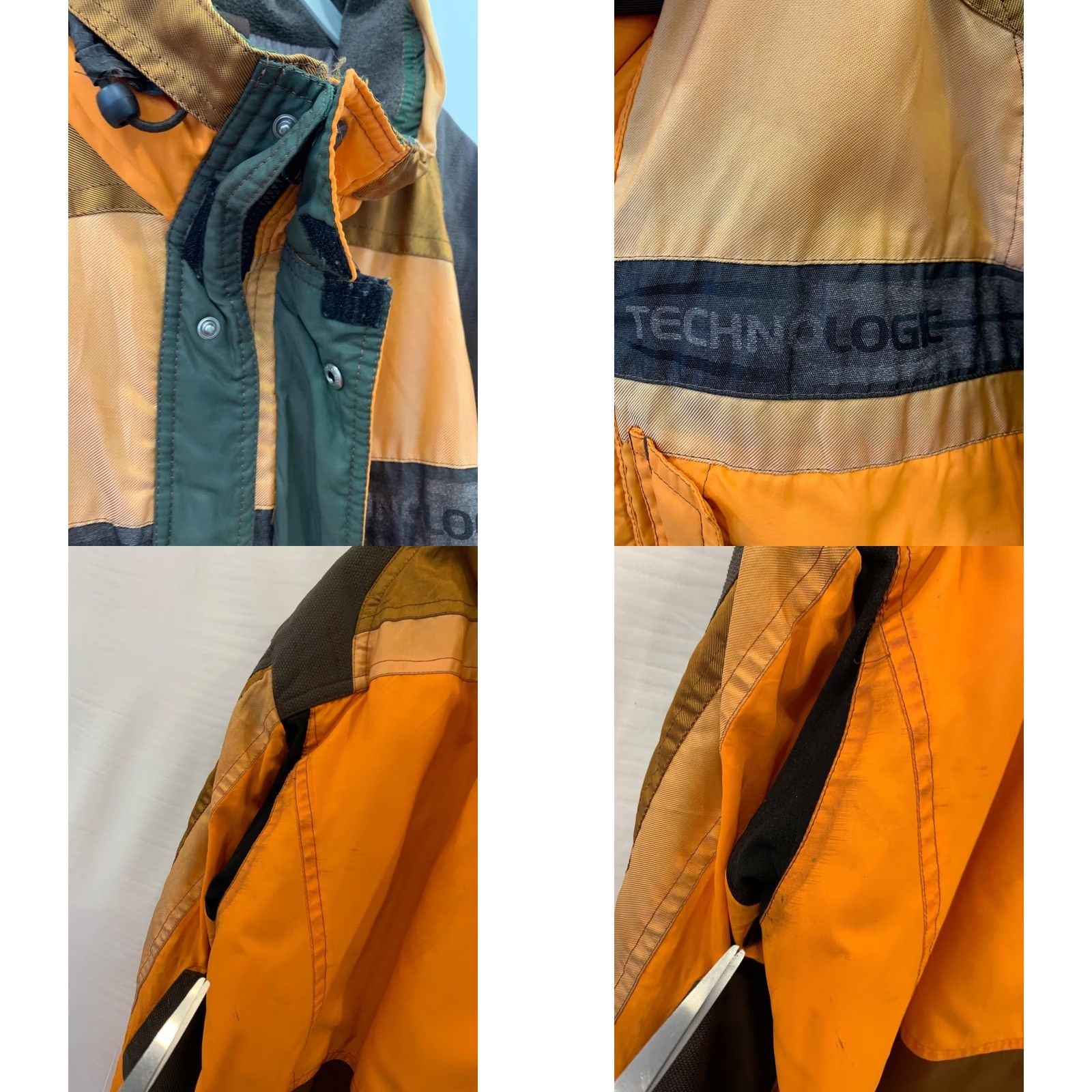Colmar VINTAGE Colmar Ski Jacket Mens XL Orange Hooded Techwear Winter Coat 54#202 Size US XL / EU 56 / 4 - 9 Thumbnail