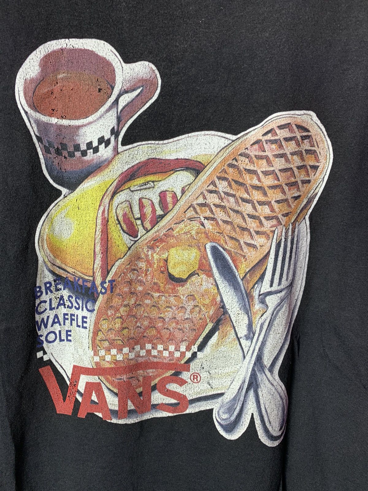 Vans 🛹 Vans Off The Wall Waffle Skate Tee Size US M / EU 48-50 / 2 - 3 Thumbnail