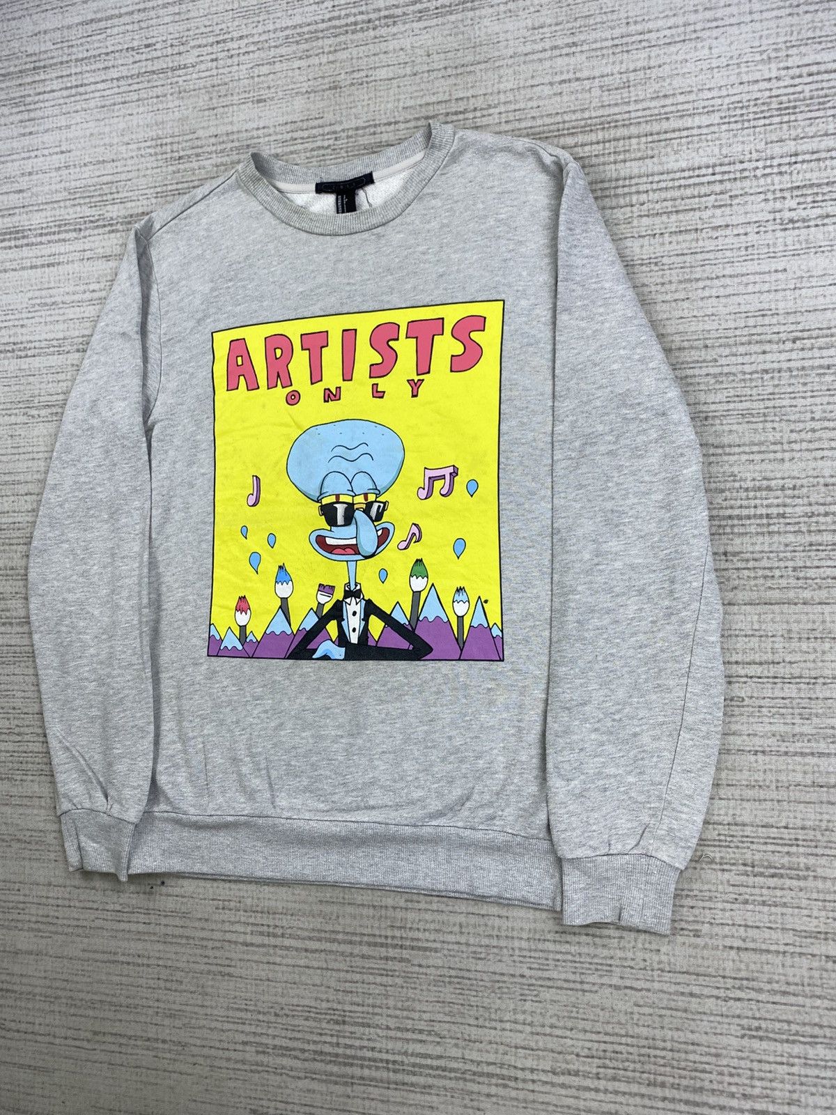 Cartoon Network × Japanese Brand 21 Men Japan Artist Only Squidward Graphic Sweatshirt Size US M / EU 48-50 / 2 - 4 Thumbnail