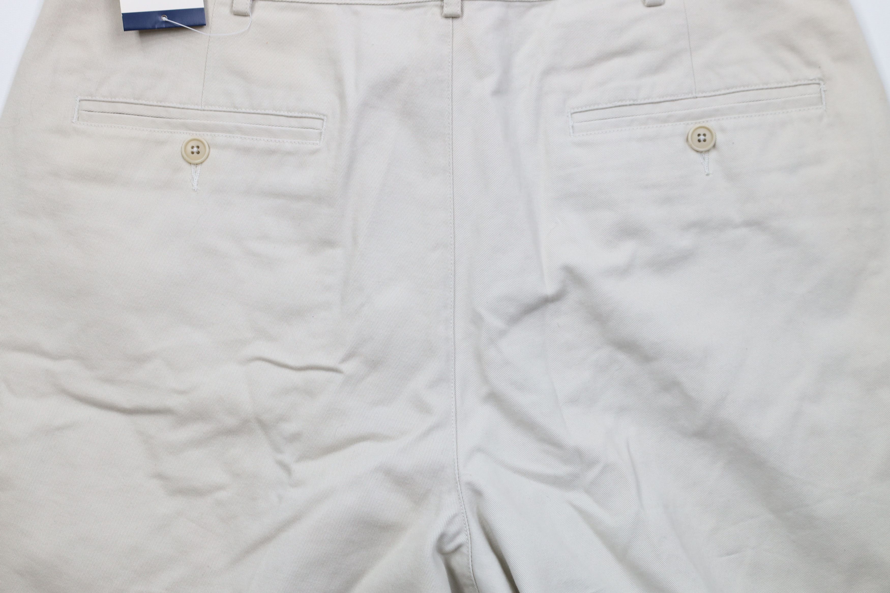 Lands' End Deadstock Vintage 90s Lands End Above Knee Chino Shorts Size US 34 / EU 50 - 9 Thumbnail
