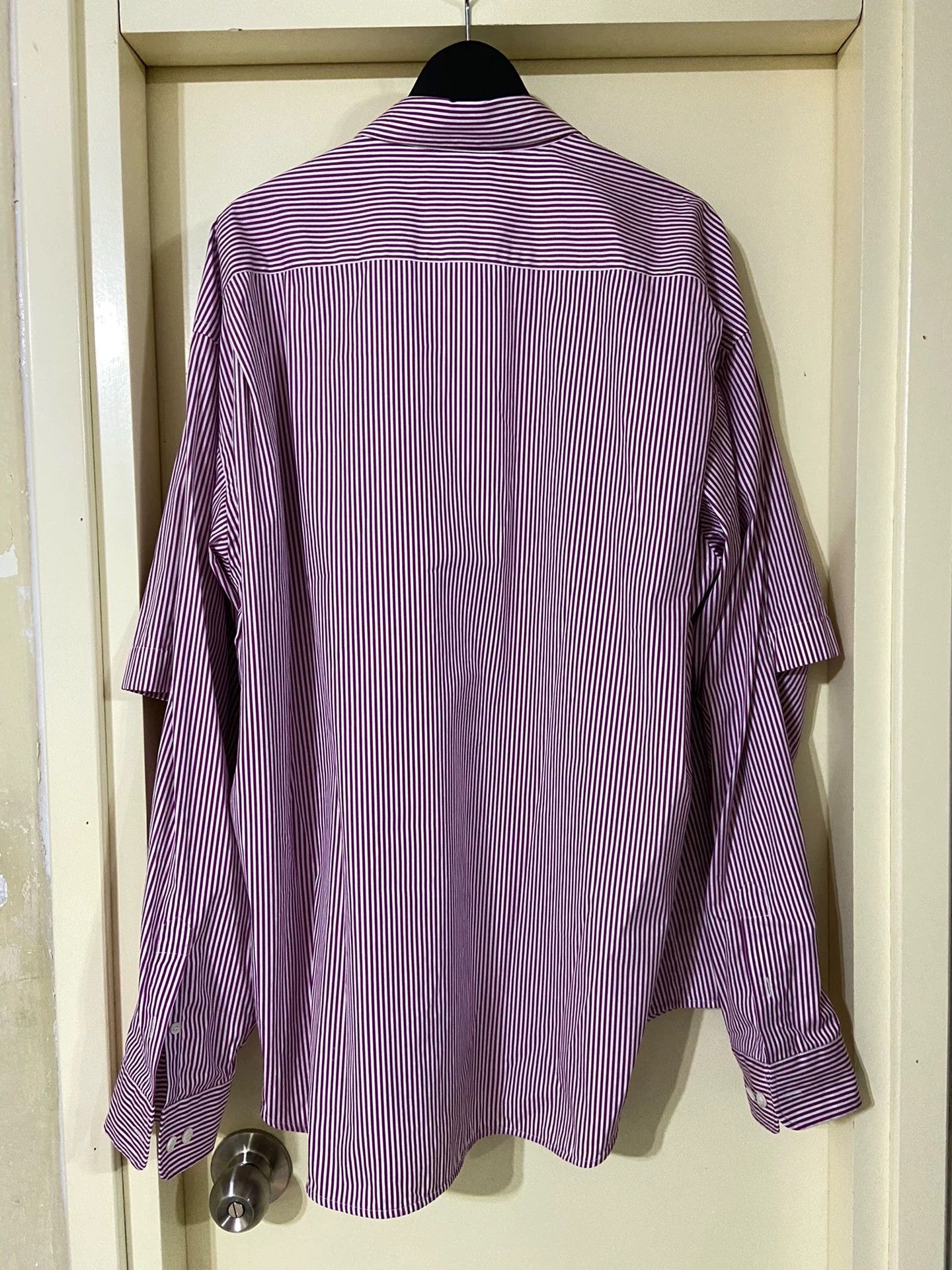 Balenciaga Balenciaga Stripe Double Layer Relaxed Shirt EU38 New w/ Tab Size US S / EU 44-46 / 1 - 2 Thumbnail