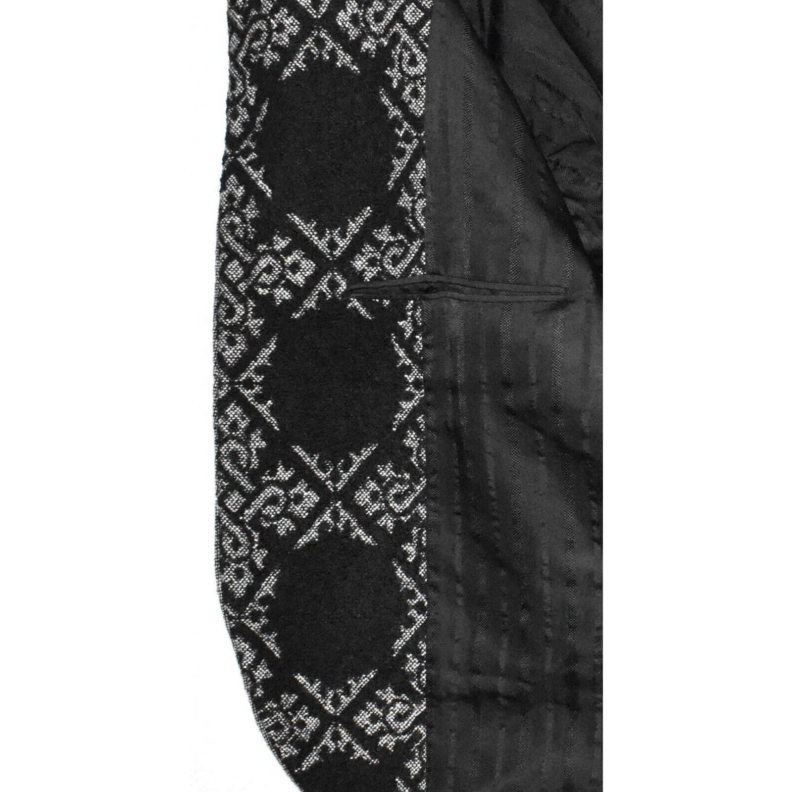 Matsuda MATSUDA Nicole Tokyo Japan Black White Wool Blend Jacket S Size S / US 4 / IT 40 - 6 Thumbnail