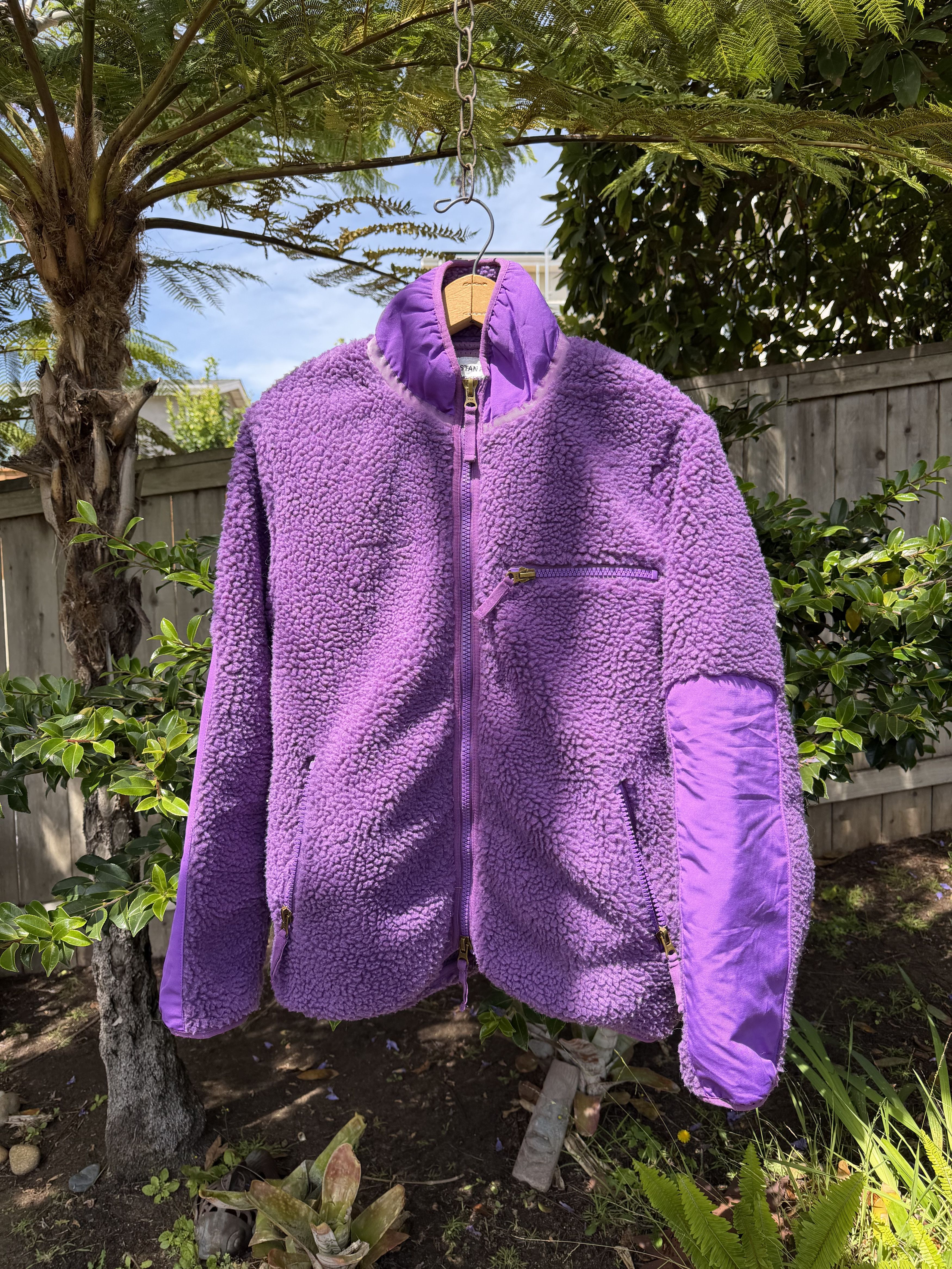 Stan Ray Stan Ray High Pile Fleece Zip-up Jacket in Purple Size Small Size US S / EU 44-46 / 1 - 5 Thumbnail
