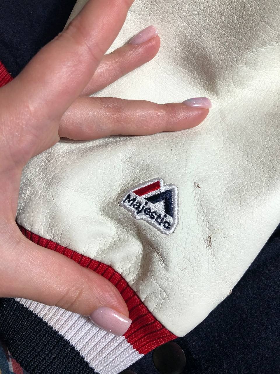 MLB × Majestic × Vintage NEW YORK YANKEES MAJESTIC SATIN BOMBER JACKET NAVY BLUE Size US M / EU 48-50 / 2 - 20 Thumbnail
