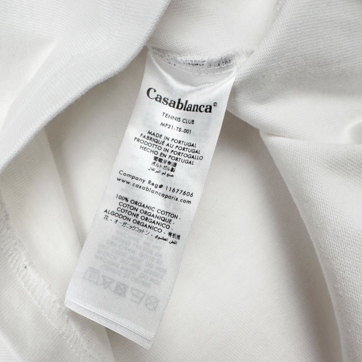 Casablanca Casablanca Tennis Club Monaco T-Shirt Mens Medium White Size US M / EU 48-50 / 2 - 5 Thumbnail