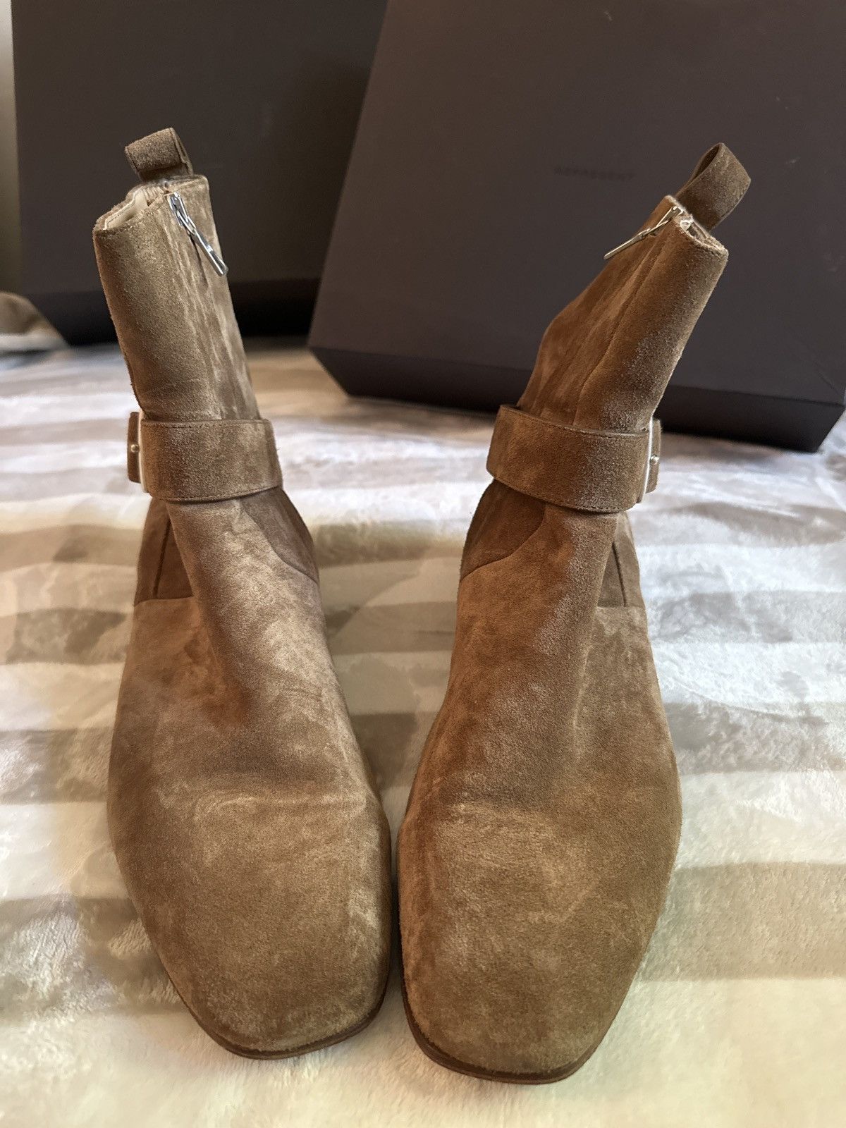 Represent Clo. Represent Zipper buckle suede mens boots Size US 10 / EU 43 - 3 Thumbnail