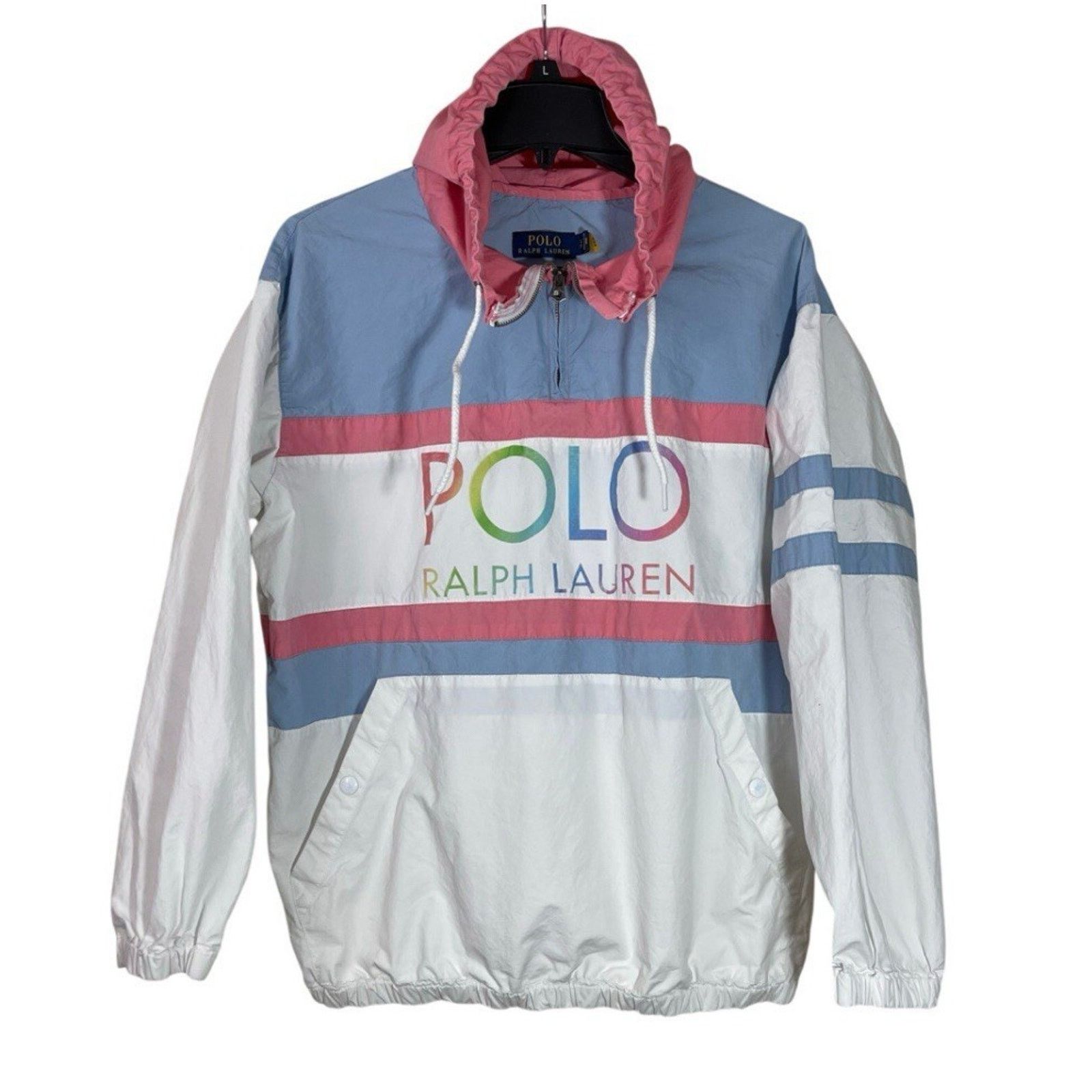 Polo Ralph Lauren Polo Ralph Lauren Jacket Womens Small Color Block Pullover Size S / US 4 / IT 40 - 1 Thumbnail