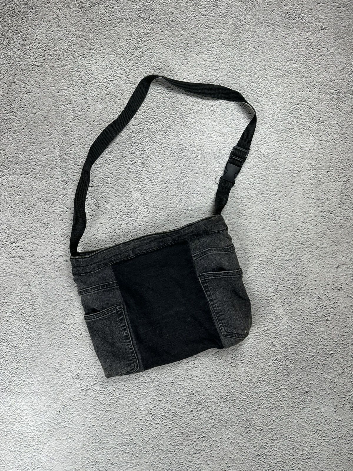 Japanese Brand Crazy Multipocket Shoulder Bag Diesel Style Tote Y2K Size ONE SIZE - 2 Thumbnail