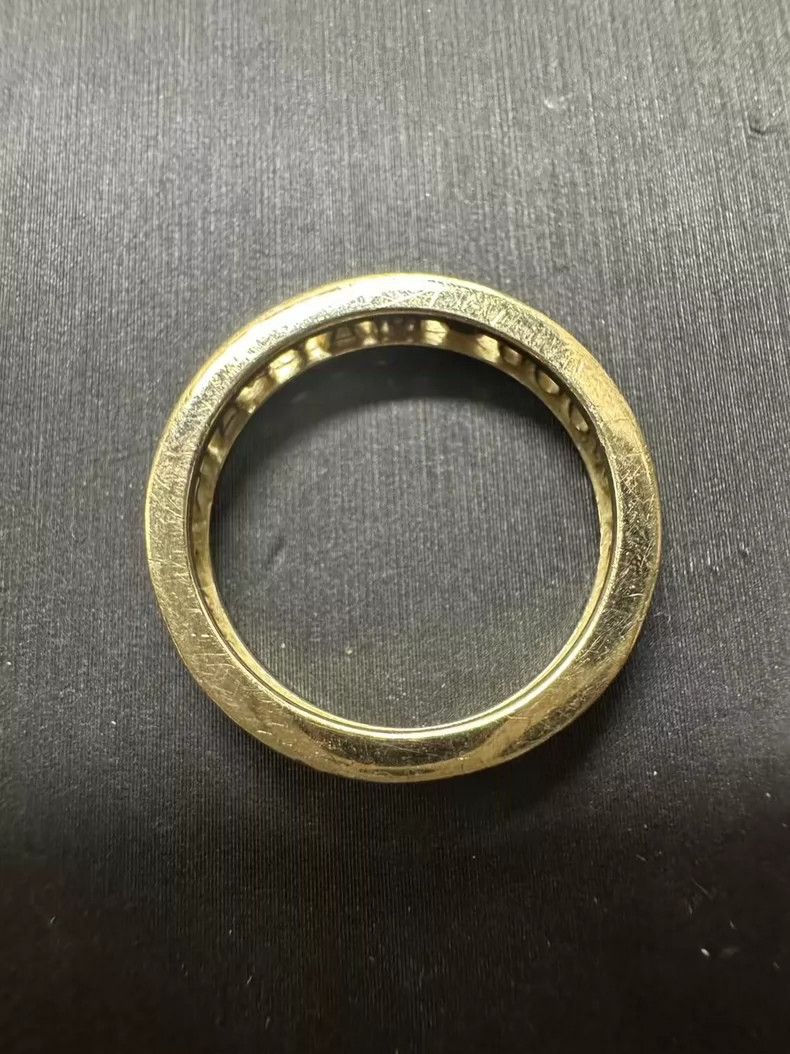 Vivienne Westwood Vivienne Westwood Saturn openwork alphabet ring Size ONE SIZE - 3 Thumbnail