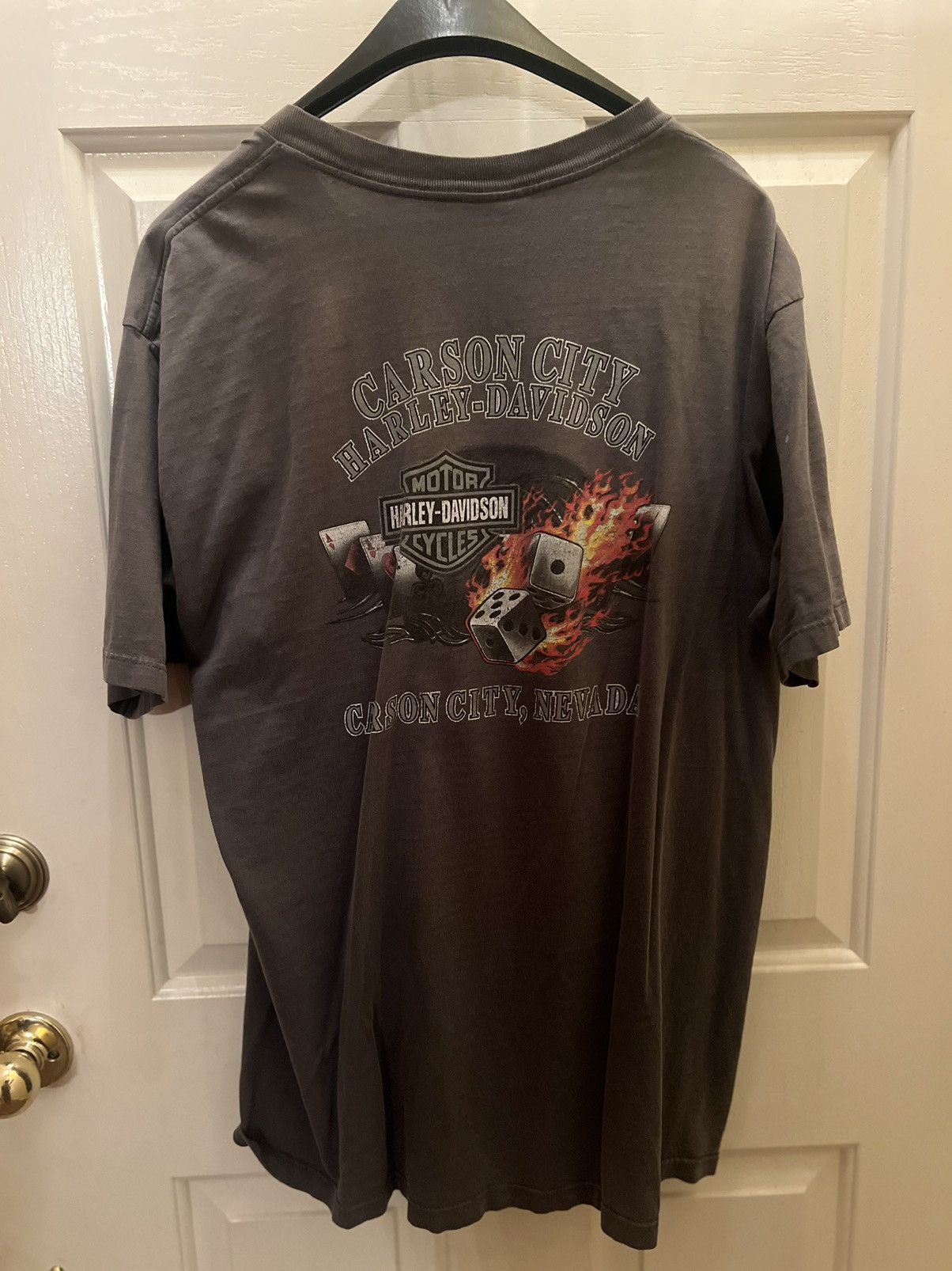 Harley Davidson × Vintage THRASHED SICK FADED Harley Davidson tee Size US XL / EU 56 / 4 - 1 Thumbnail