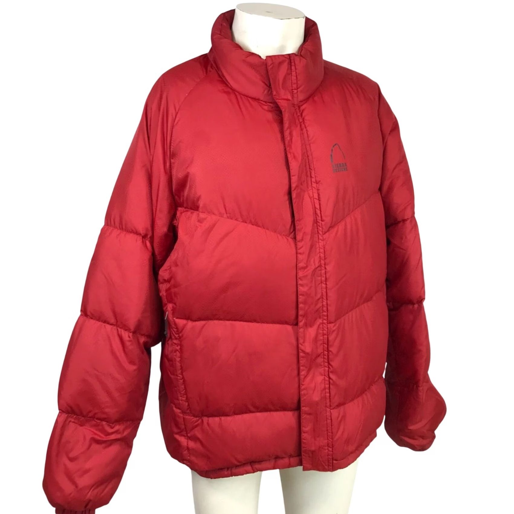 Sierra Designs VINTAGE SIERRA DESIGN Mens XL RED DOWN FILLED FULL ZIP PUFFER JACKET COAT Size US XL / EU 56 / 4 - 2 Thumbnail