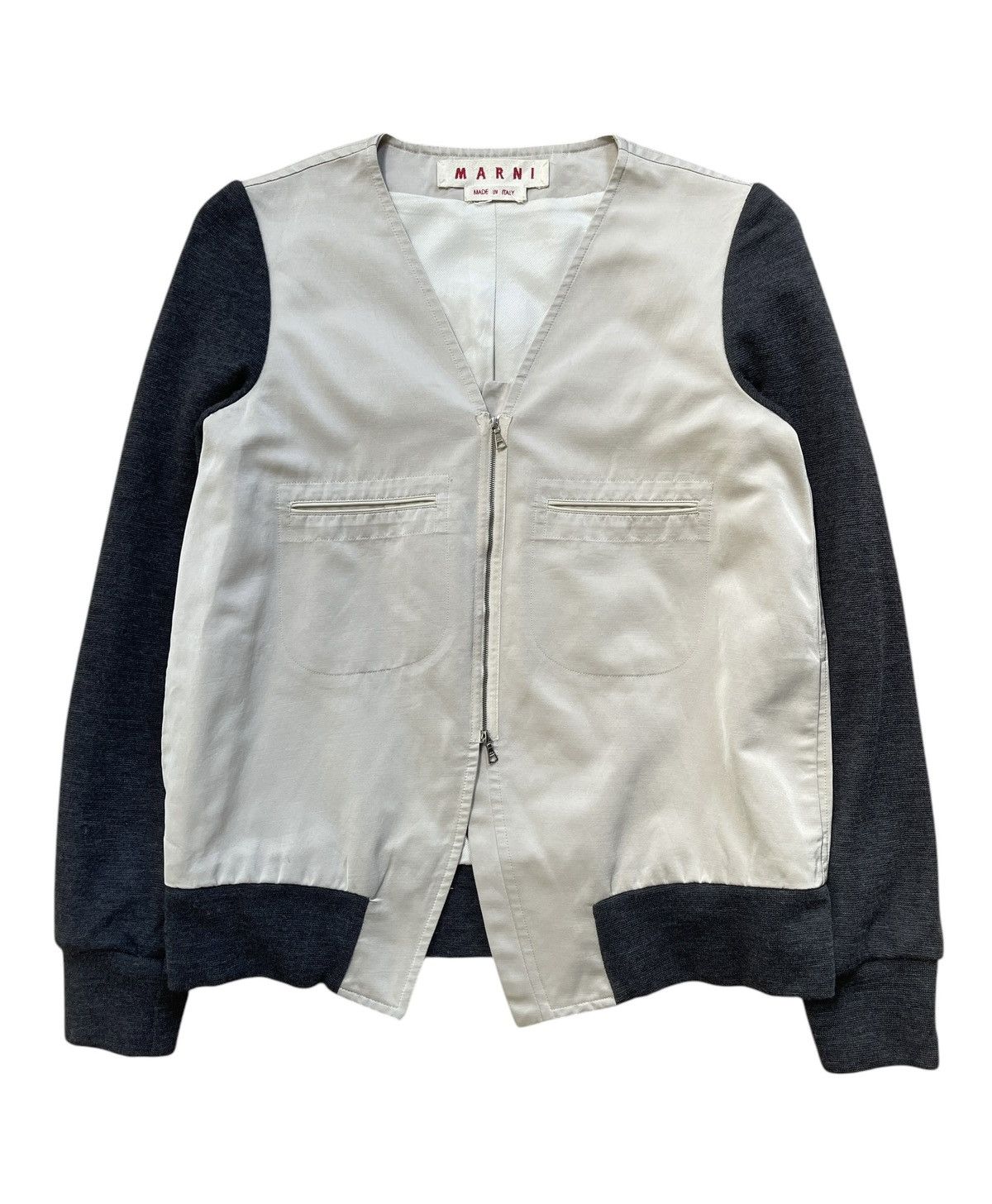Marni Marni Zipper Cropped Jacket Size XS / US 0-2 / IT 36-38 - 1 Thumbnail