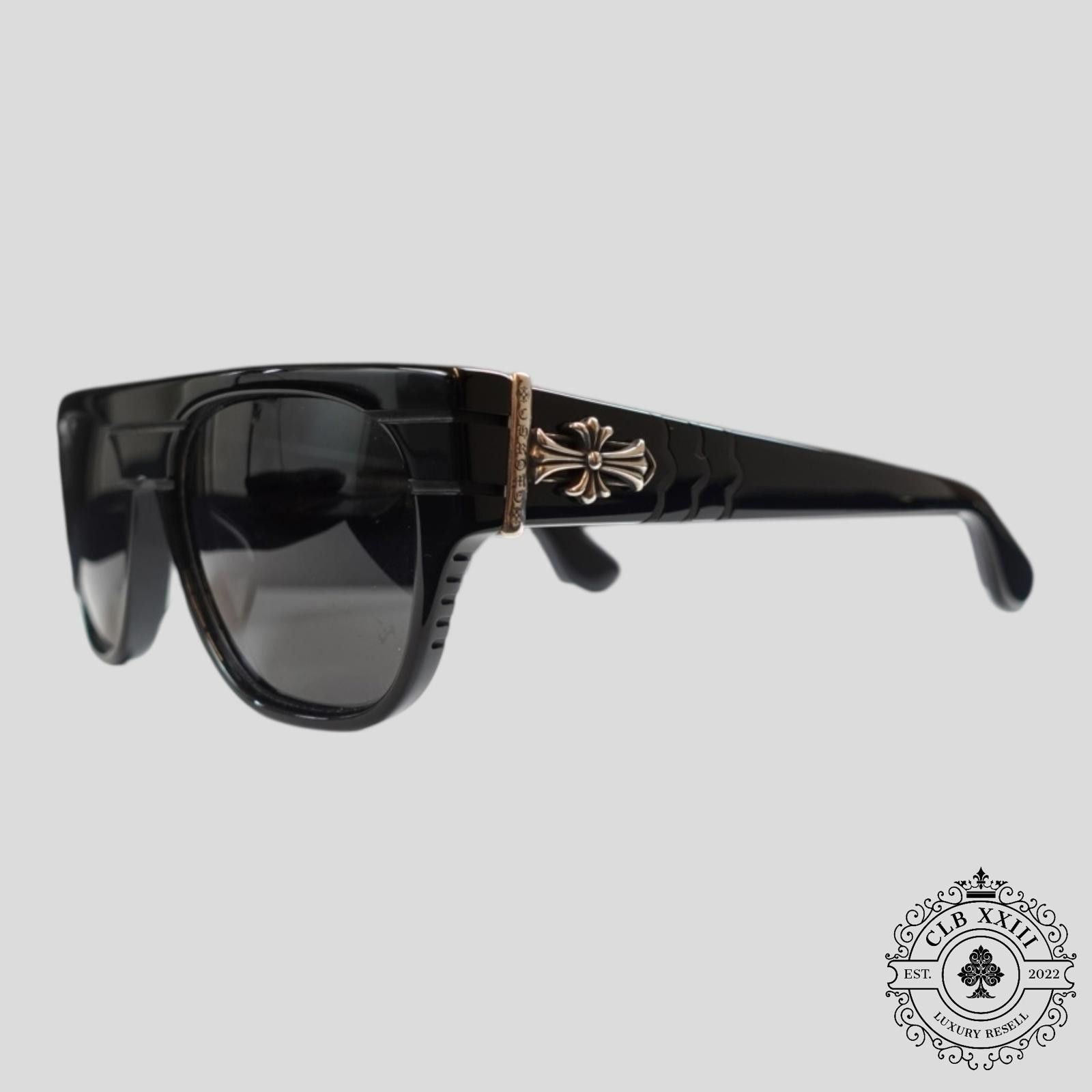 Chrome Hearts Chrome Hearts Jacktastic Glasses in Black/Silver Size ONE SIZE - 1 Thumbnail