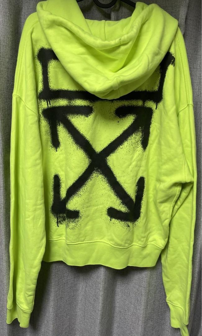 Off white 2024 hoodie neon