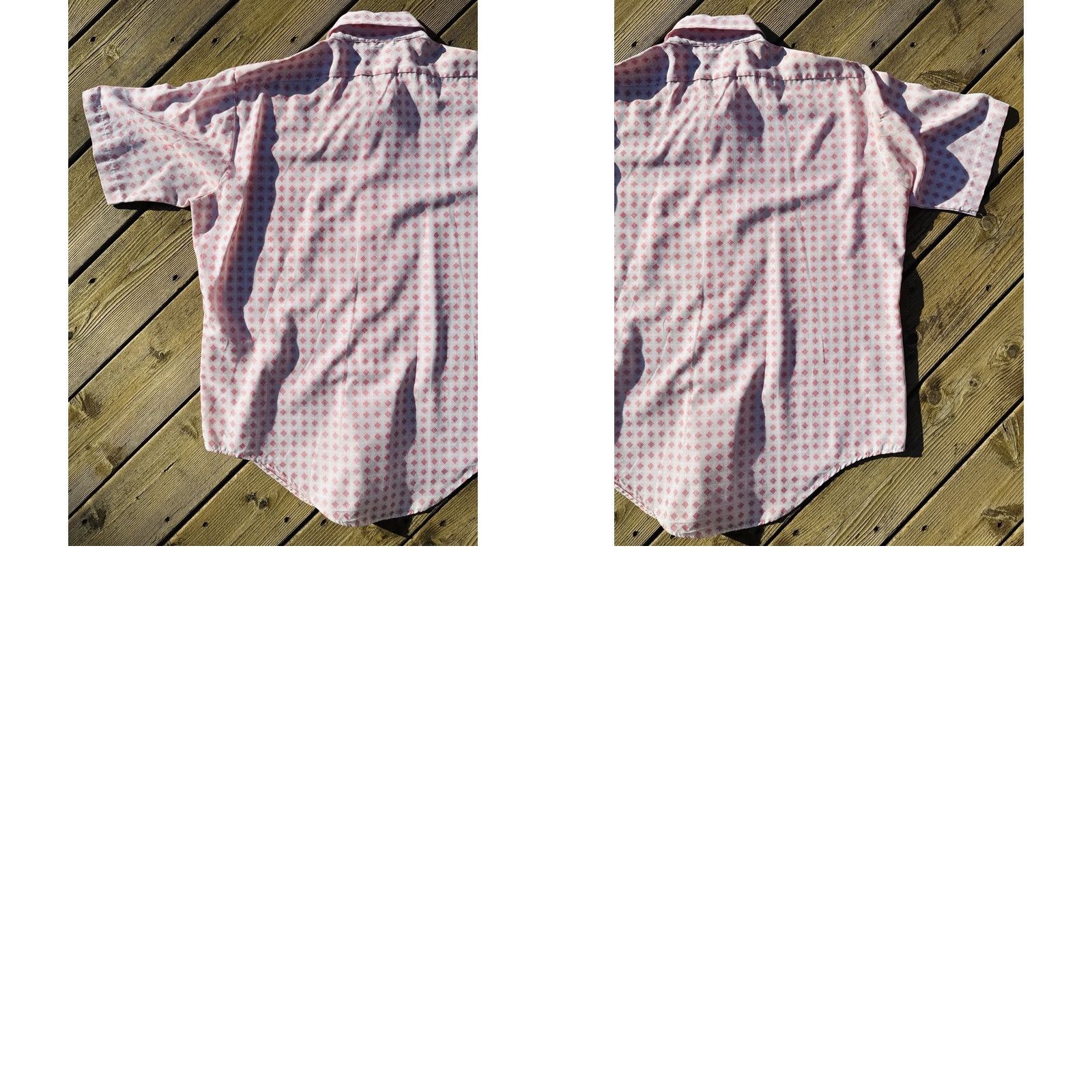 Arrow VINTAGE 70s Arrow Kent Collection Shirt Pink Pattern XL Sanforized Mens Size US XL / EU 56 / 4 - 8 Thumbnail