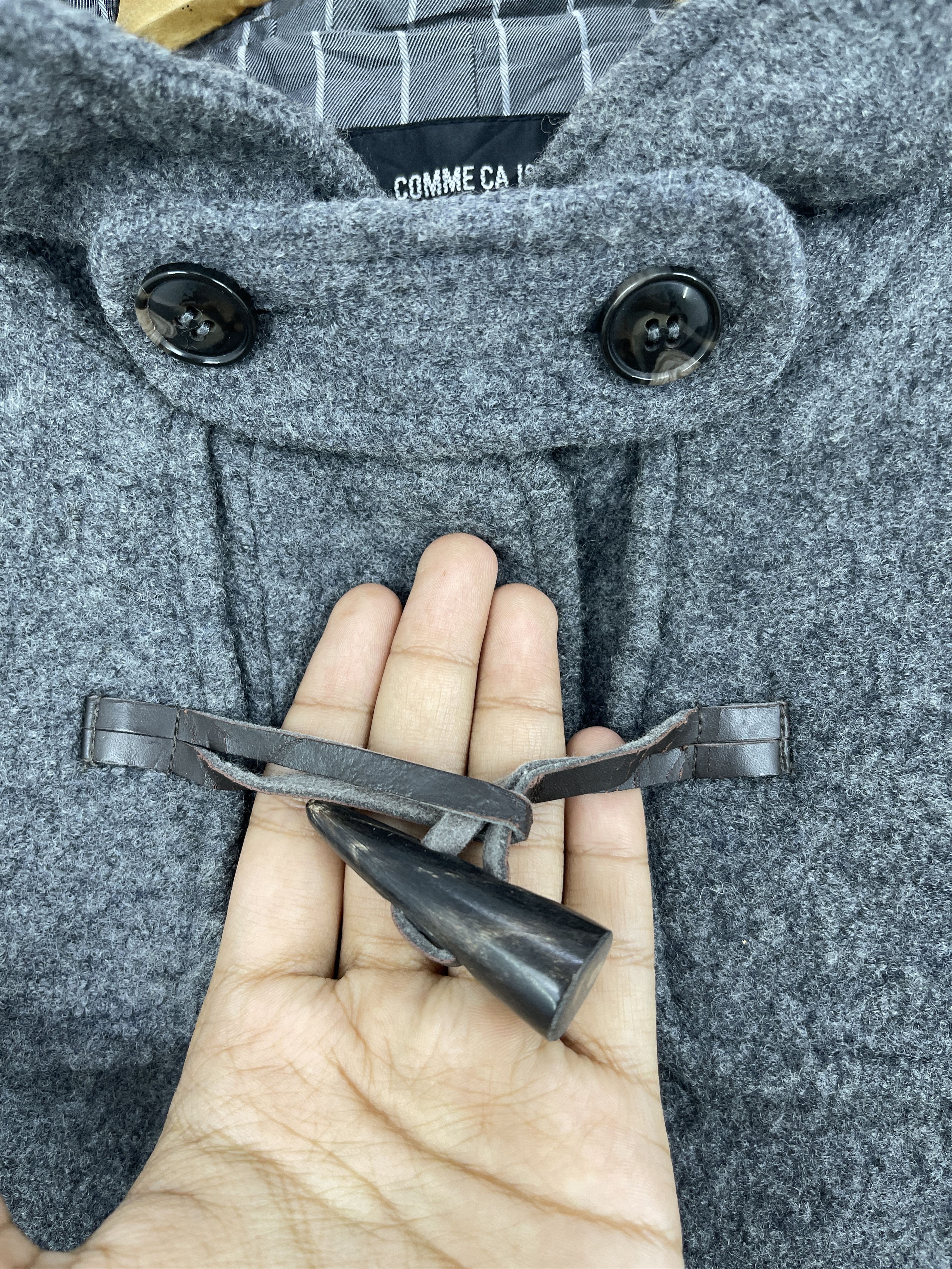Comme Ca Ism Vintage Comme Ca Ism Button Hooded Wool Jacket JA0087 Size US M / EU 48-50 / 2 - 9 Thumbnail