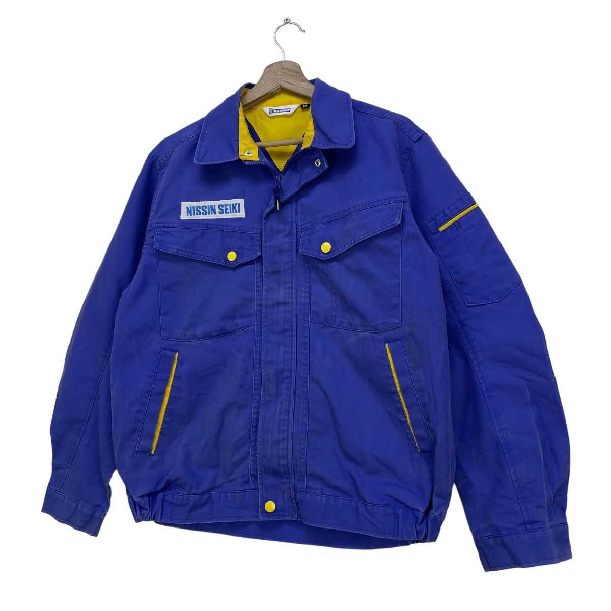 Vintage 💥Vintage Michelin Bomber Jacket Michelin Size US M / EU 48-50 / 2 - 1 Thumbnail
