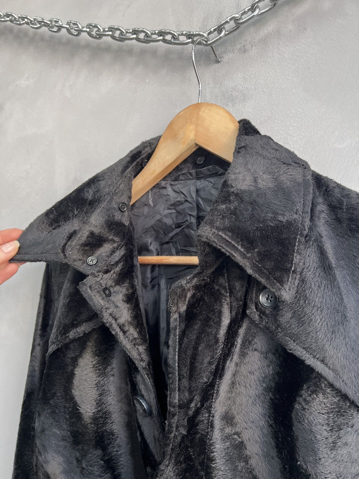 semanticdesign Fur japanese jacket hype avant garde rick owens style Size M / US 6-8 / IT 42-44 - 6 Thumbnail