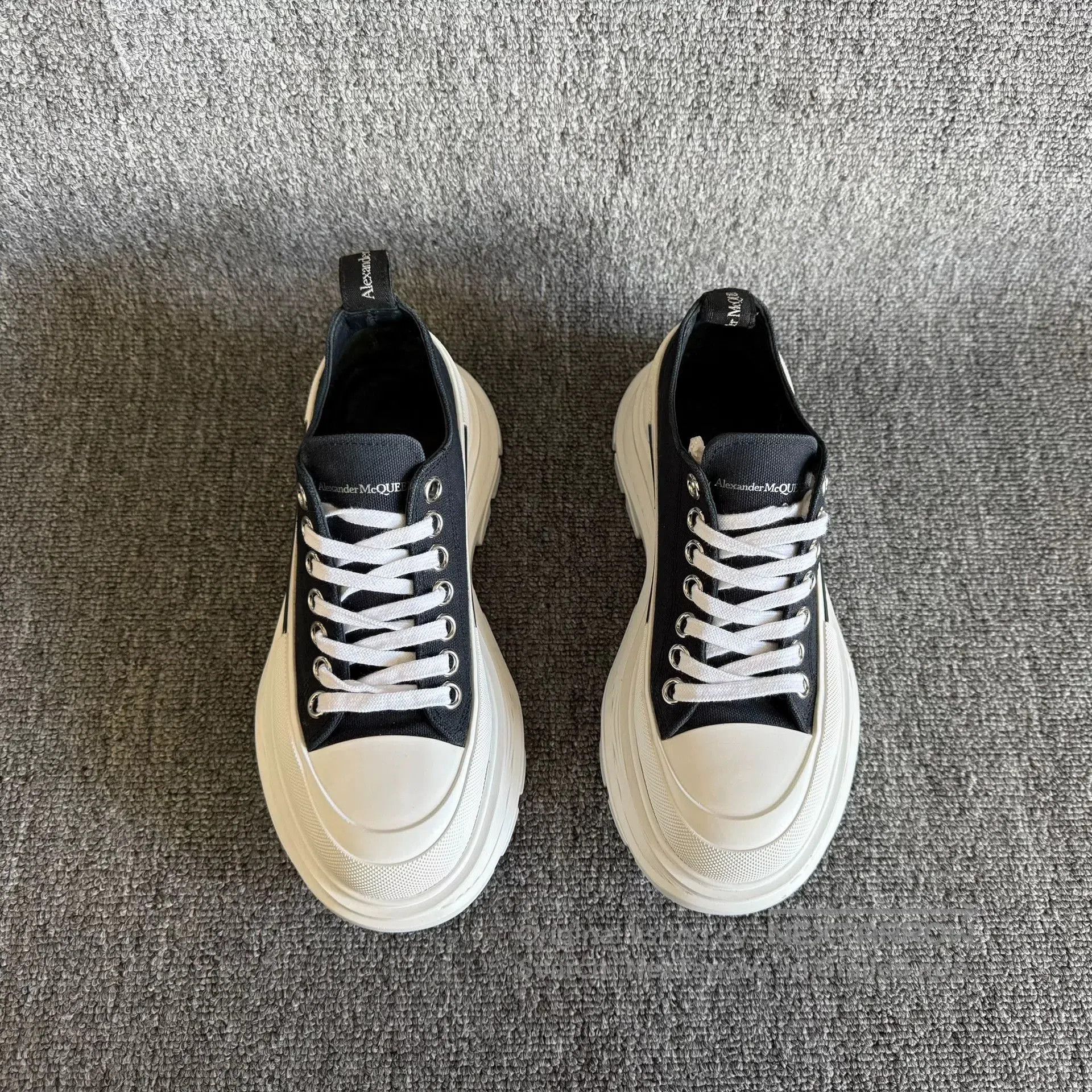 Alexander McQueen Alexander McQueen Platform Canvas Shoes 37. Size US 6 / IT 36 - 3 Thumbnail