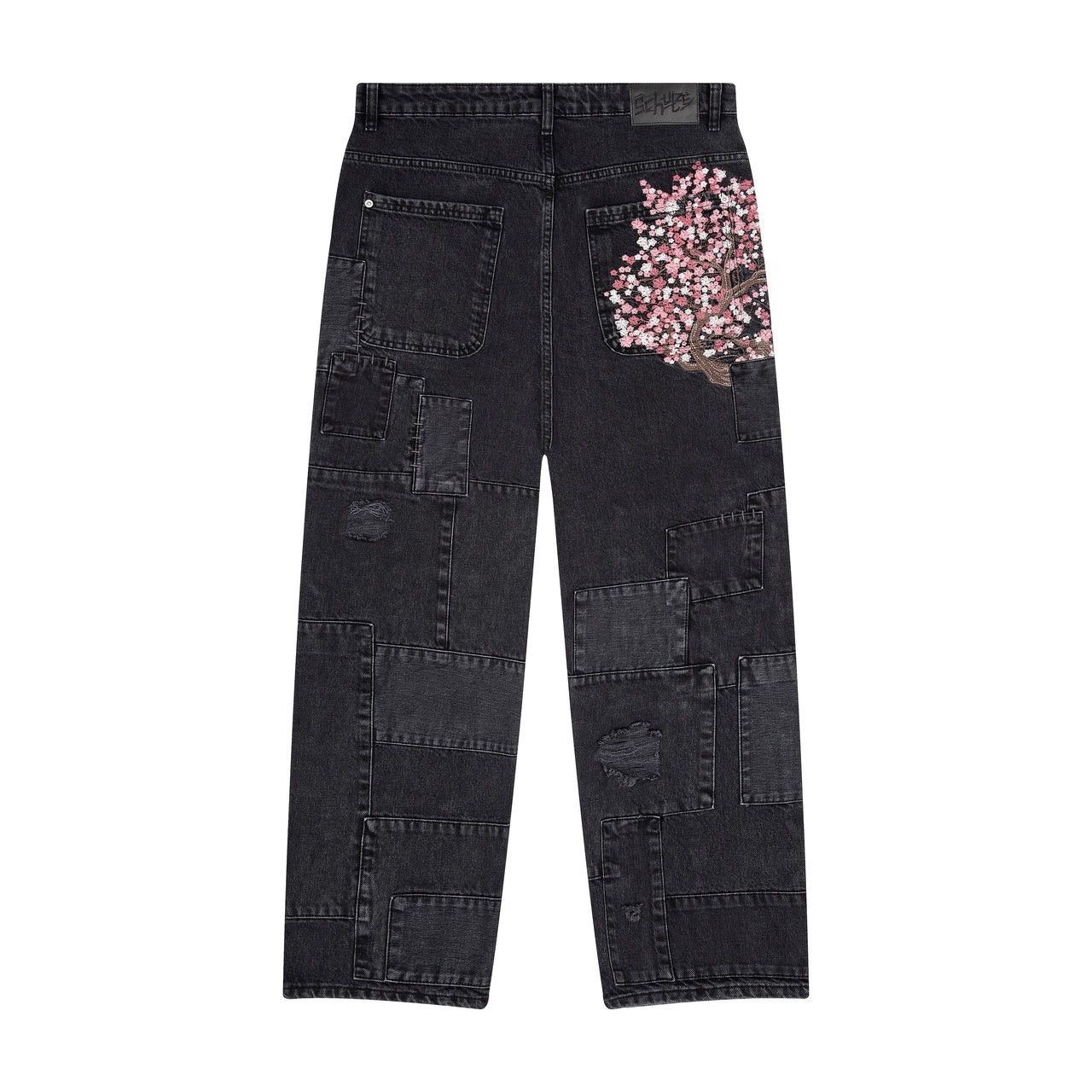 Derschutze Derschutze Koi Fish Black Raw Denim Shorts Jorts | Grailed