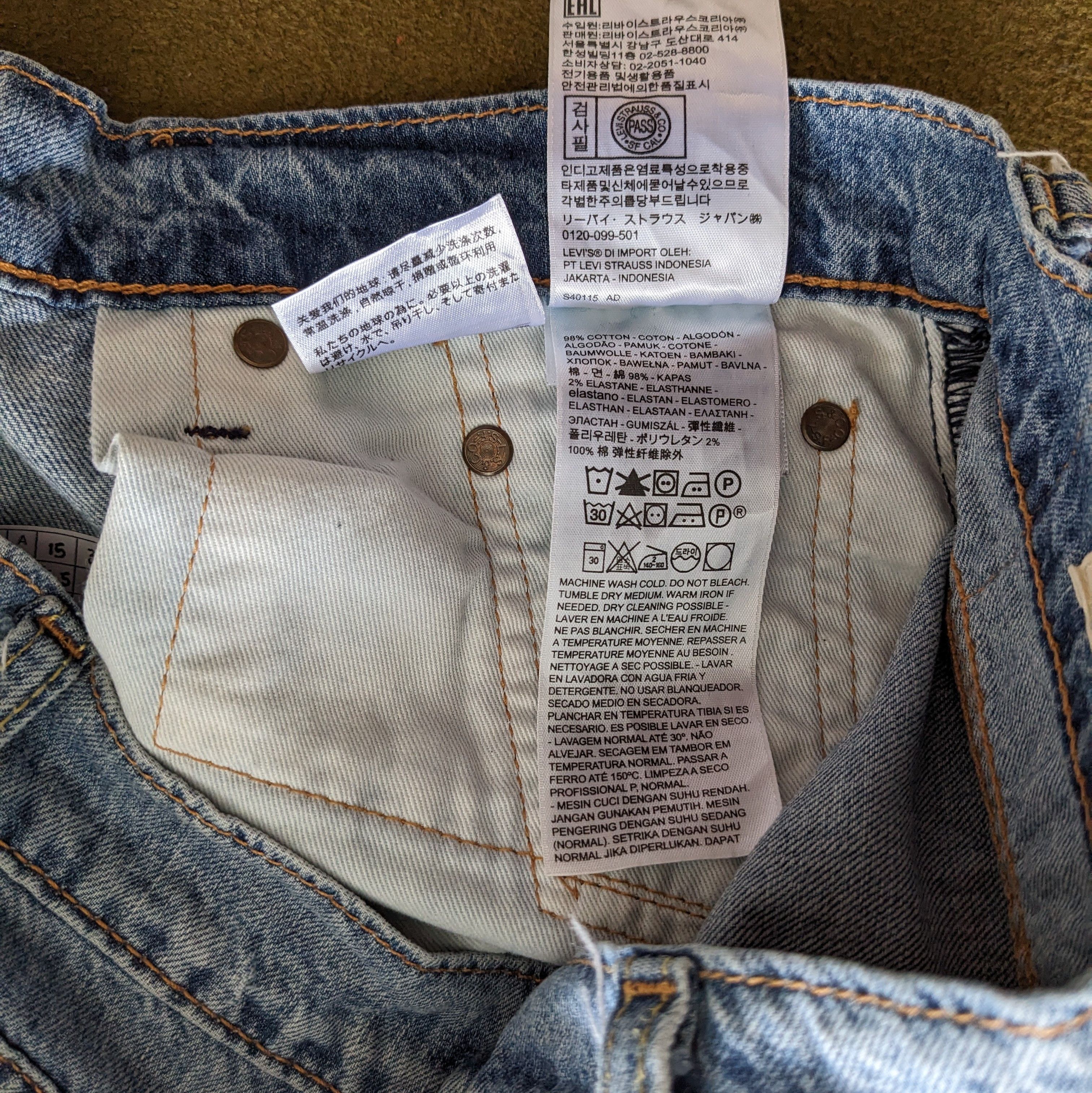 Vintage Vintage Levi's Strauss Co American Streetwear Jeans Size US 30 / EU 46 - 12 Thumbnail