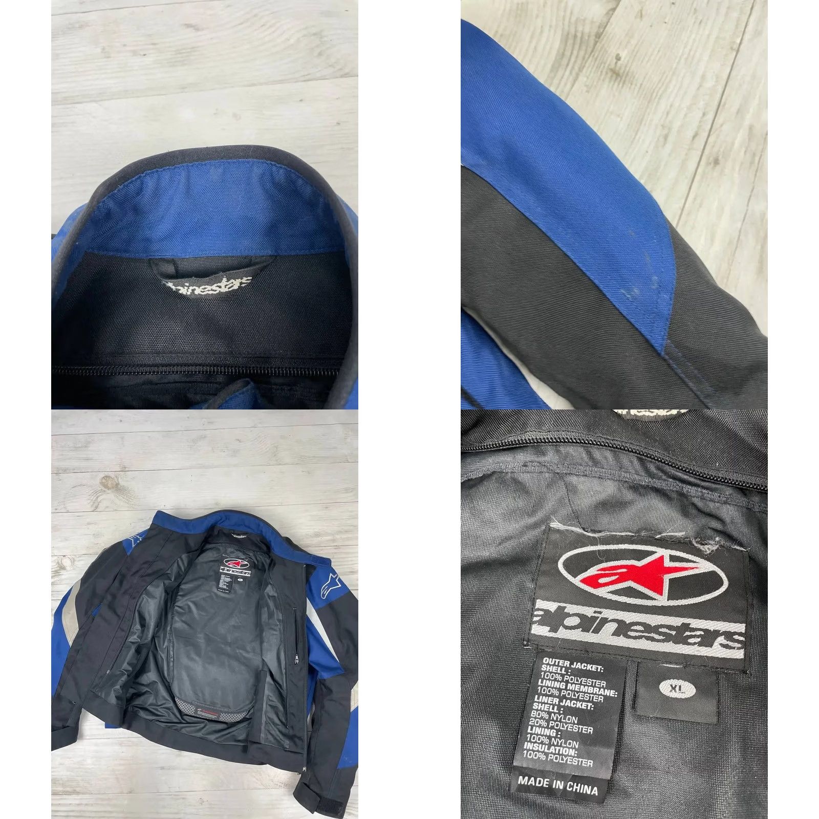 Alpinestars VINTAGE Alpinestars Jacket USA Men XL Blue Racing Motorcycle Jacket Size US XL / EU 56 / 4 - 8 Thumbnail