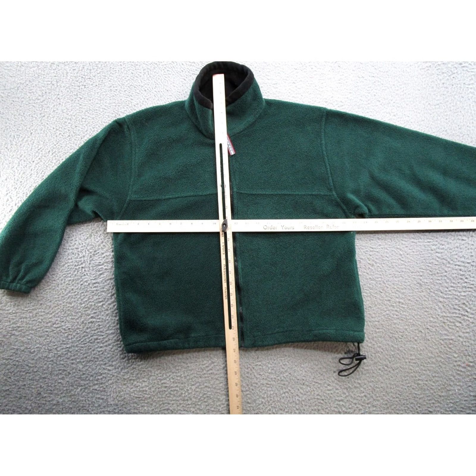 Vintage Landway Green Fleece Full Zip Jacket Mens Size S USA Made Elastic Waist Jacket Mens S Green USA Landway Fleece Full Zip Jacket Elastic Waist Size US S / EU 44-46 / 1 - 3 Thumbnail