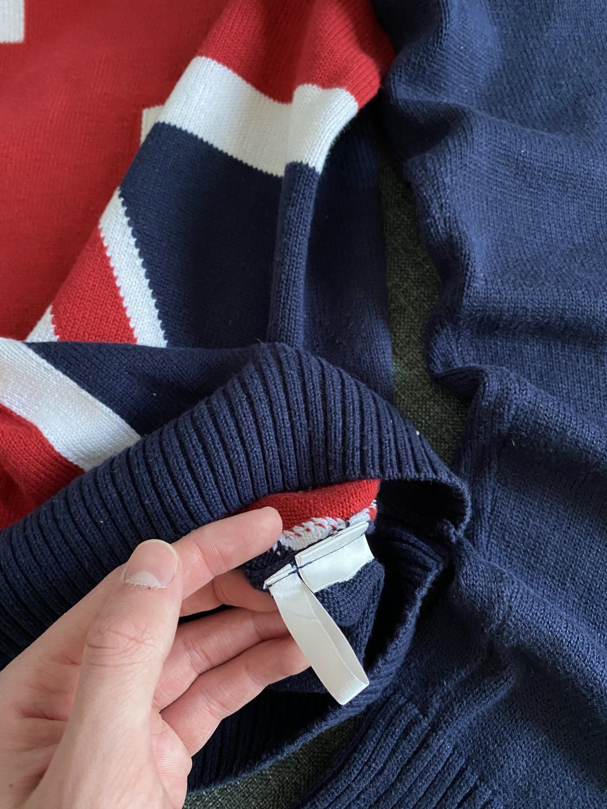 Hysteric Glamour Vintage UK Flag Sweater Big Logo United Kingdom Japanese Y2K Size US L / EU 52-54 / 3 - 7 Thumbnail