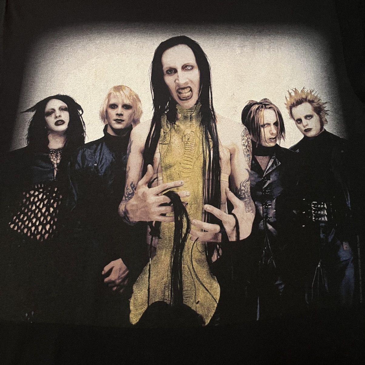 Band Tees × Marilyn Manson × Vintage Vintage Marilyn Manson Guns, God, And Government Tour Shirt Size US M / EU 48-50 / 2 - 5 Thumbnail