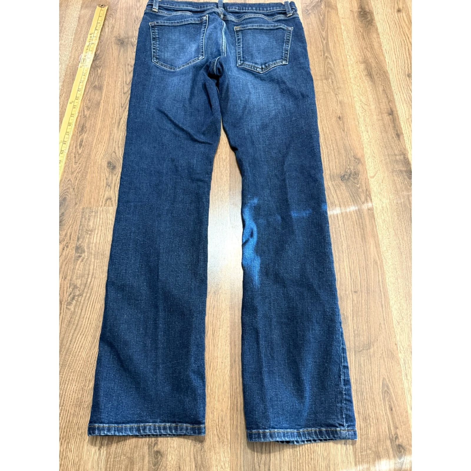 Essentials Amazon Essentials Jeans Men's Size 32 Blue Bootcut Slim Denim High Rise Casual Jeans Men Regular 5-Pocket Inseam 30in Jersey Size US 32 / EU 48 - 3 Thumbnail