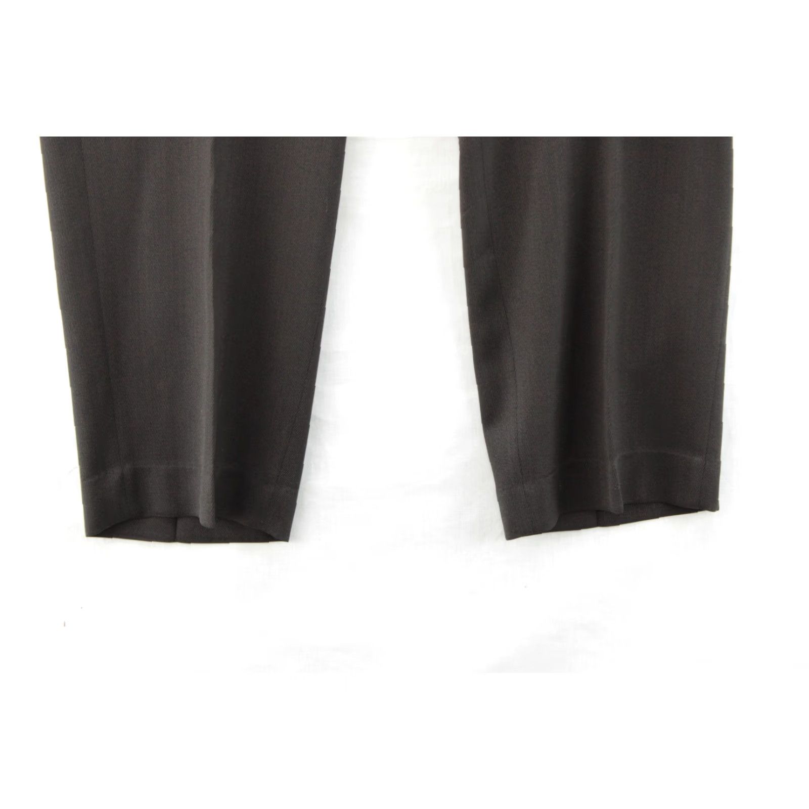 Hart Schaffner Marx Hart Schaffner Marx Dress Pants Mens 44x30 Brown 100% Wool Flat Front Classic Size US 40 / EU 56 - 3 Thumbnail