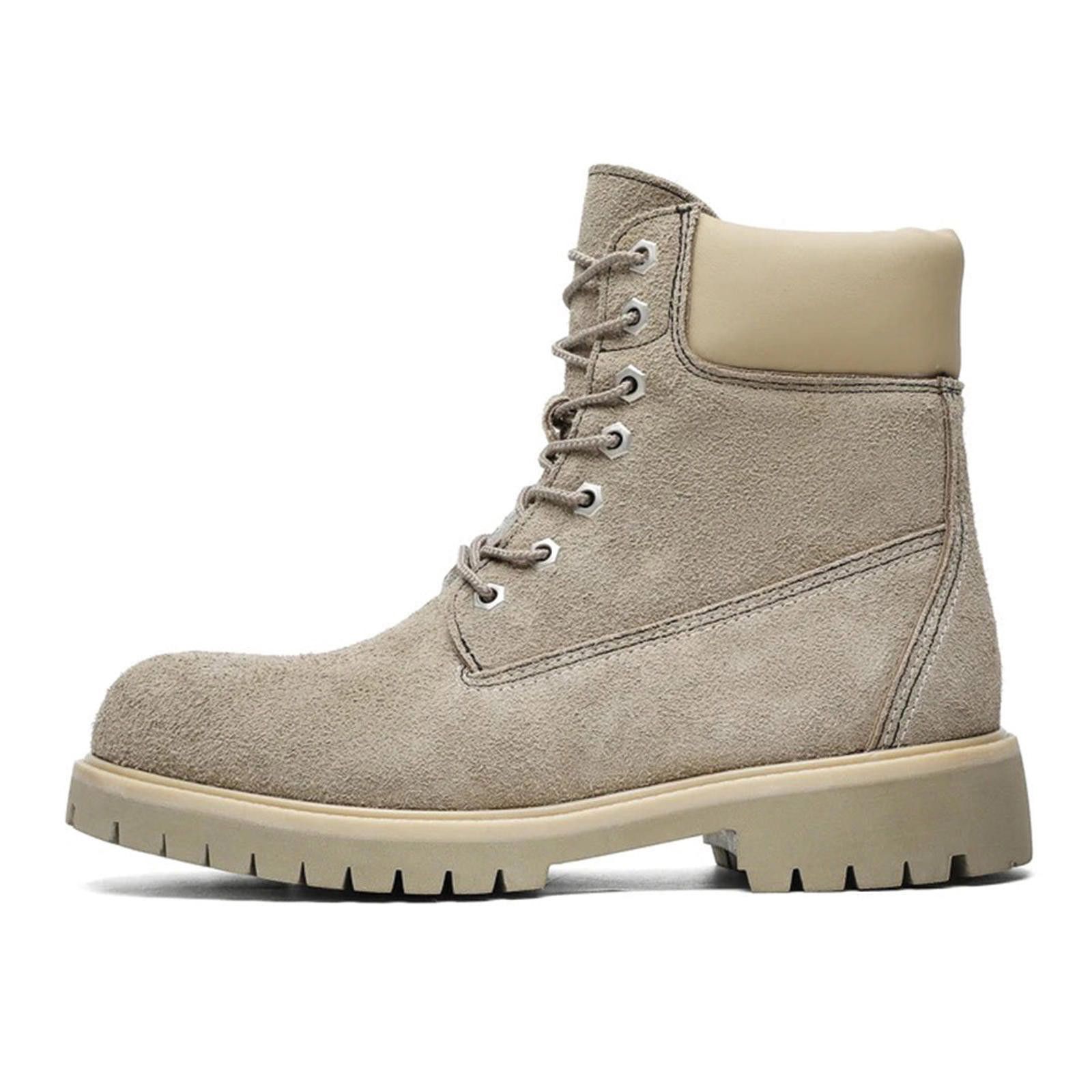 Other Taupe Suede Utility Boots Size US 8 / EU 41 - 6 Thumbnail