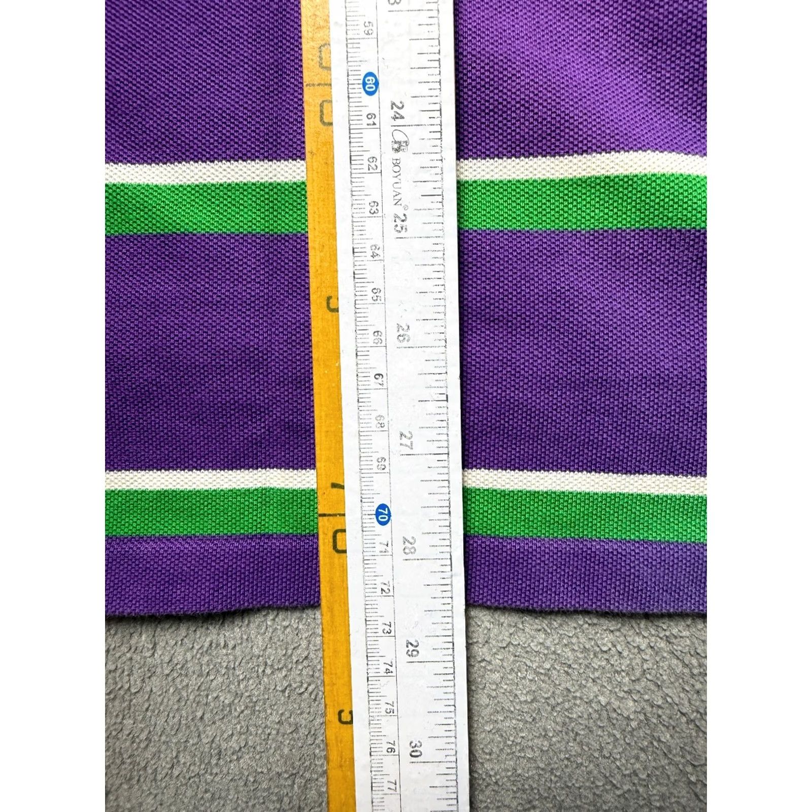 Polo Ralph Lauren Polo Ralph Lauren Polo shirt Mens XL Wimbledon Style Multicolor Striped Polo Shirt Size US XL / EU 56 / 4 - 3 Thumbnail